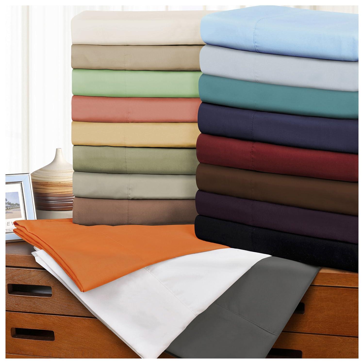 Brushed Microfiber Breathable Wrinkle Resistant Sateen Sheet Set