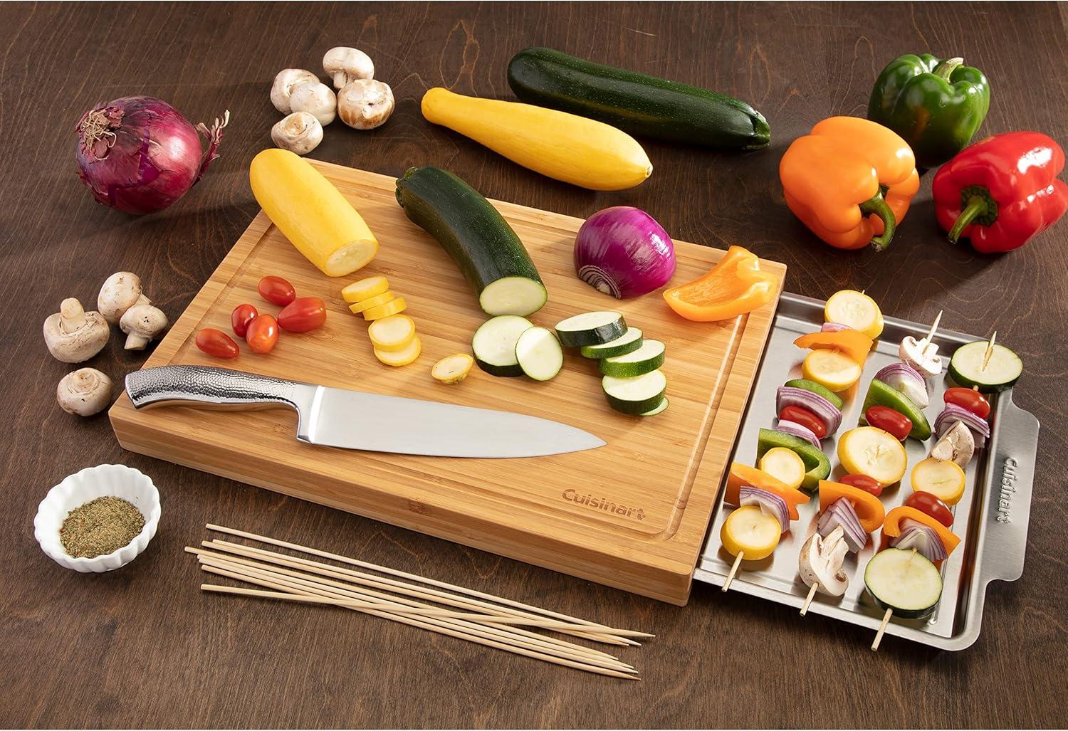 Cuisinart Bamboo Cutting Board with Hidden Tray