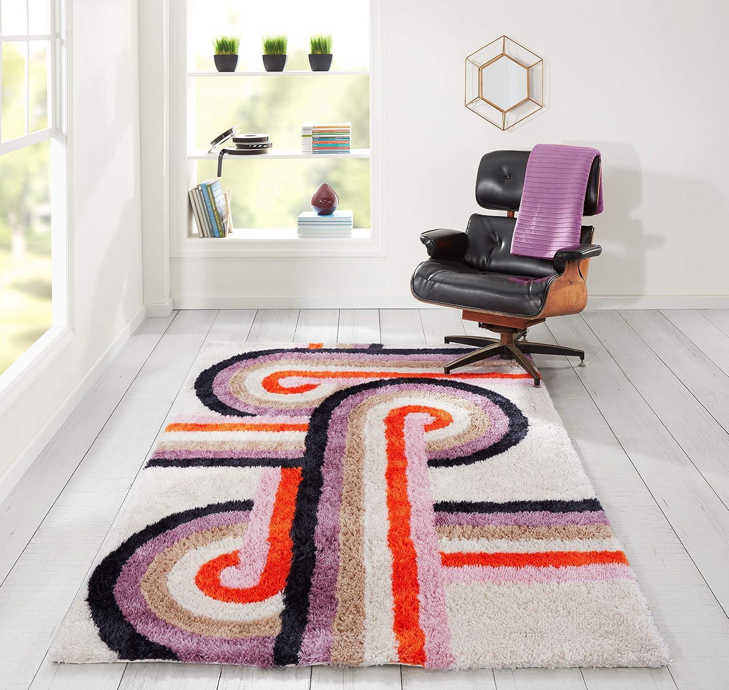 Hand Tufted Geometric Rug