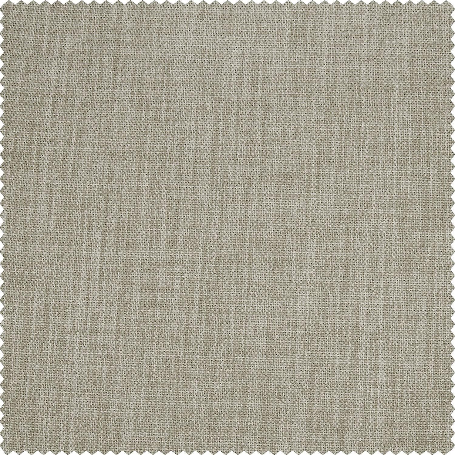 Oatmeal Faux Linen Extra Wide Room Darkening Curtain (1 Panel), Oatmeal, 100W X 108L