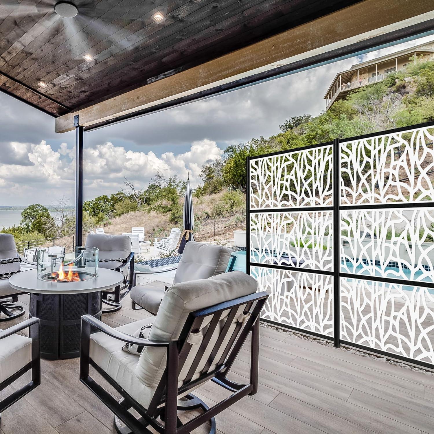 Grid Axcents 2 ft. H x 4 ft. W Polyethylene Privacy Screen