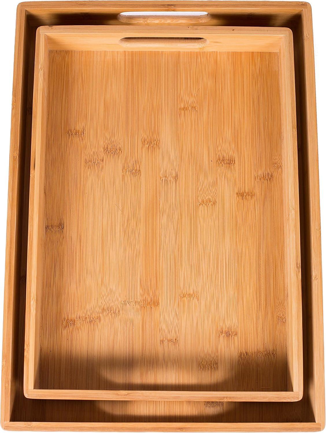 Bamboo Tray - Set of 2