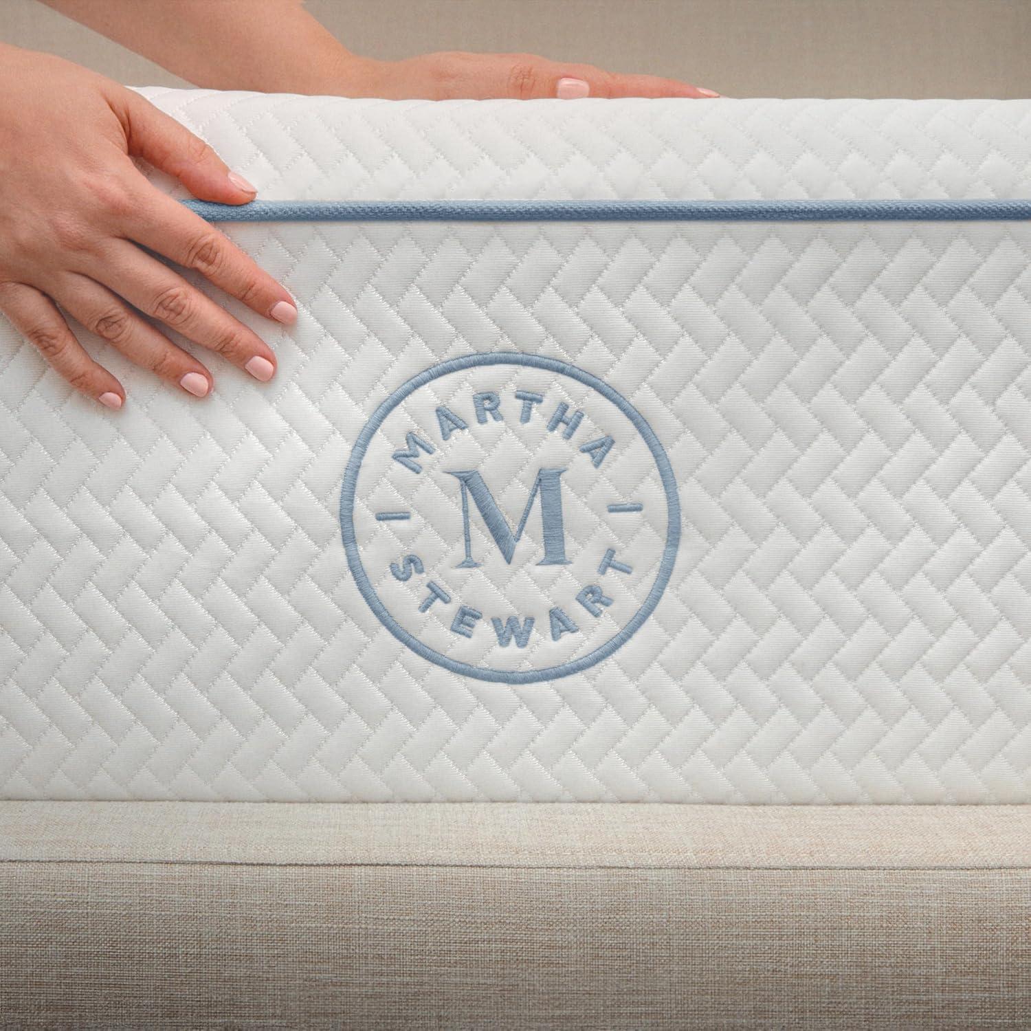 Martha Stewart Martha Stewart SleepComplete Medium Support Dual-Action Green Tea Cooling Memory Foam Mattress