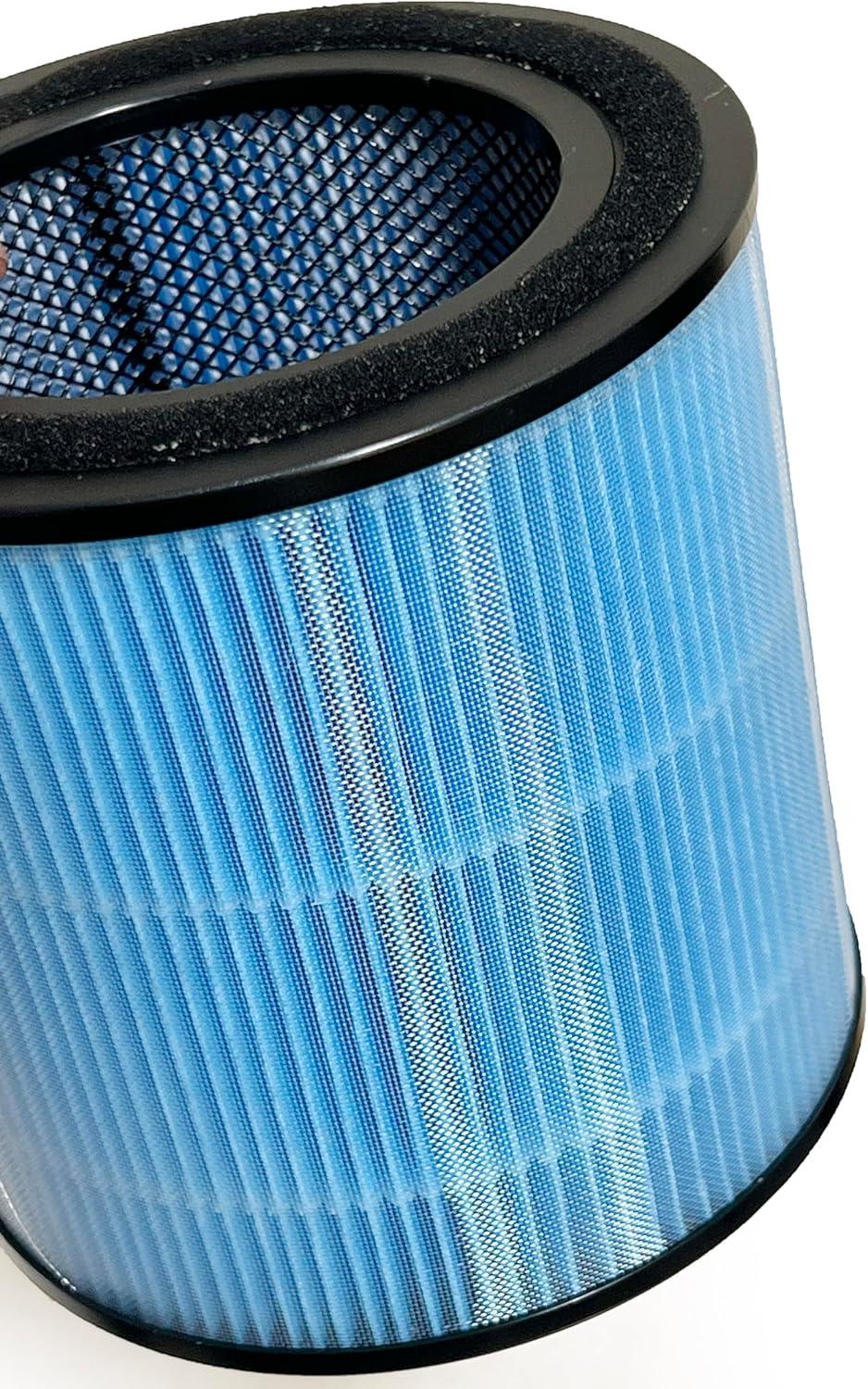 Nispira AP0601 2-in-1 True HEPA Filter Replacement for AirTok Air Purifier AP0601-RF | Remove Particle Size down to 0.1 microns | 2 Packs