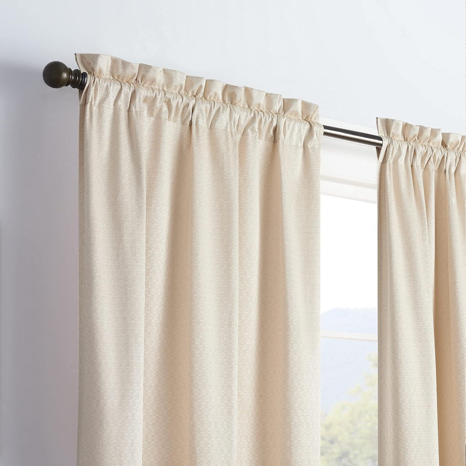Canova Polyester Blend Light Filtering Curtain Panel