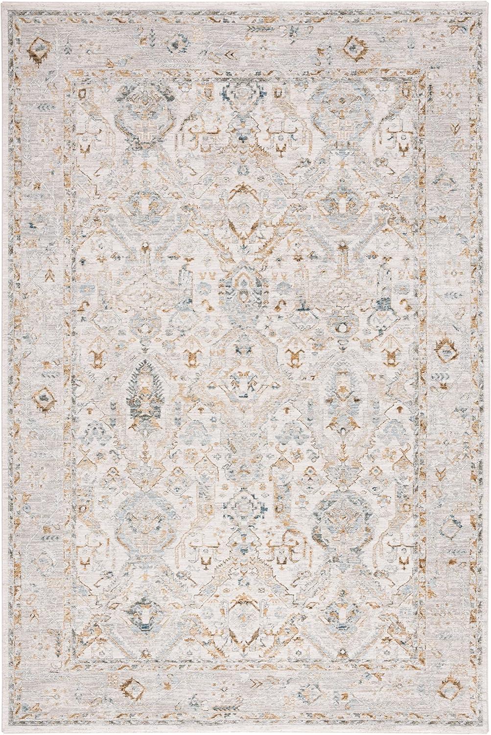 Hamilton HLT100 Power Loomed Area Rug - Gray/Blue - 4'x6' - Safavieh.