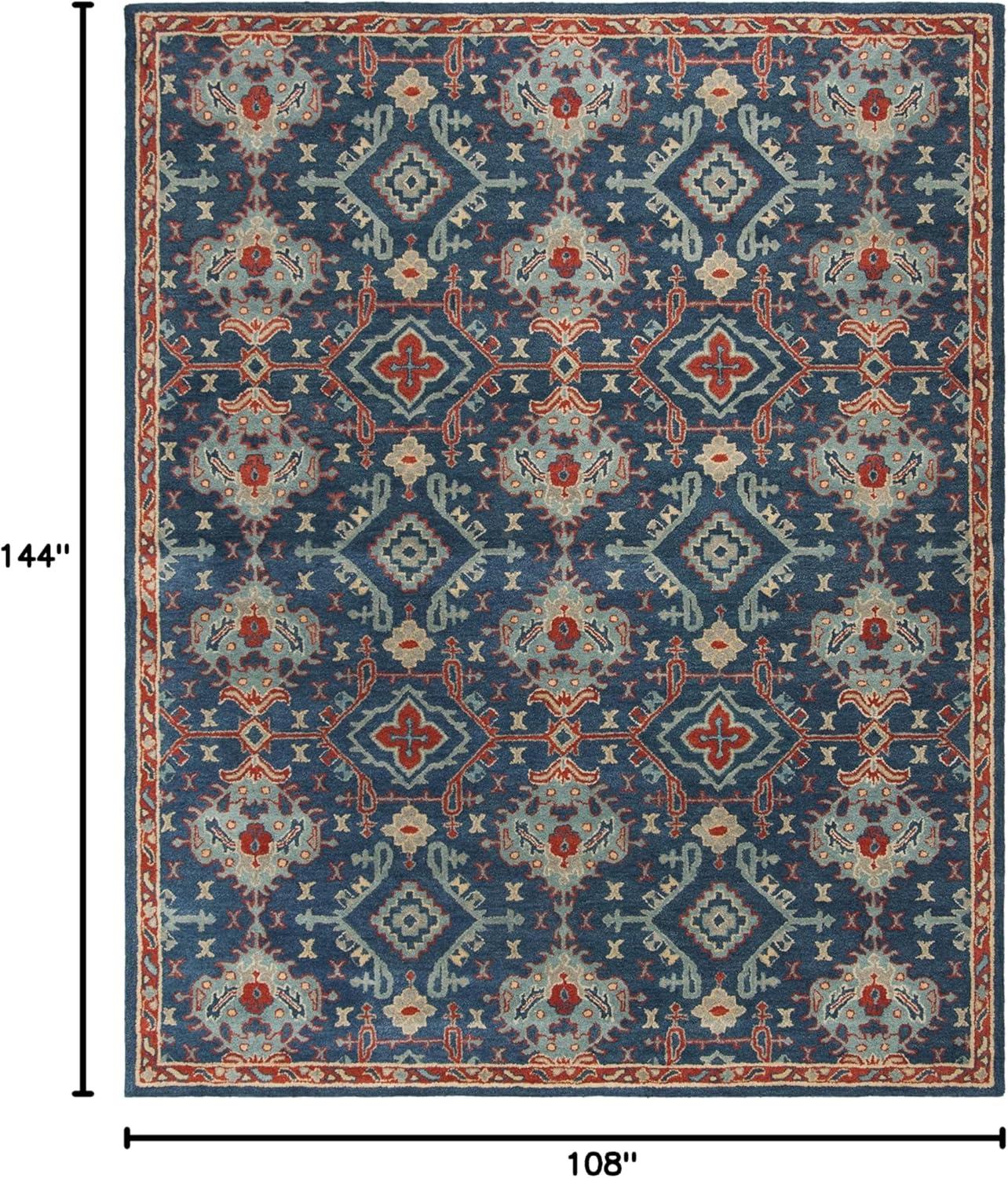 SAFAVIEH Heritage HG422M Handmade Blue / Multi Rug