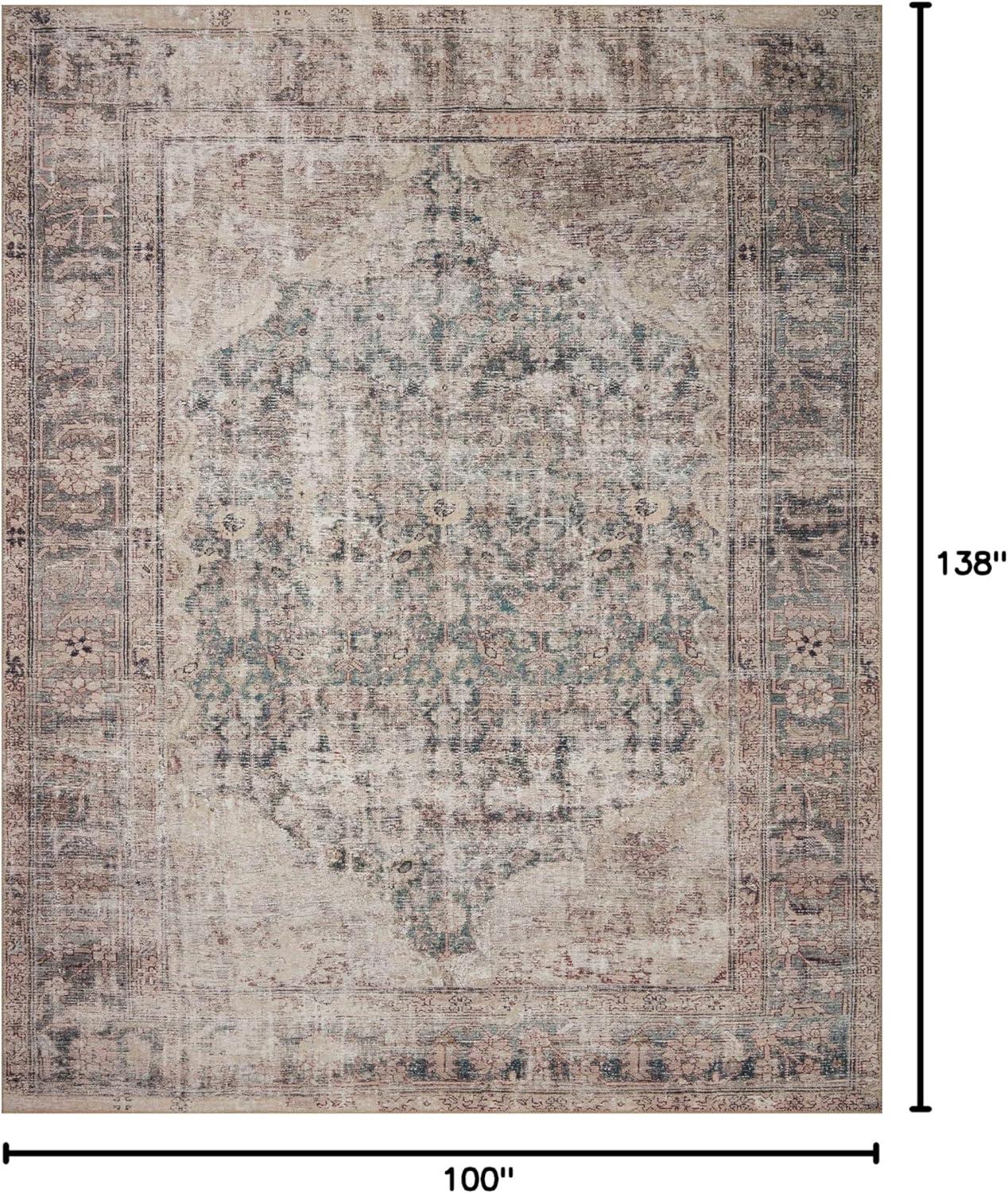 Amber Lewis x Loloi Georgie Lagoon / Beige Area Rug