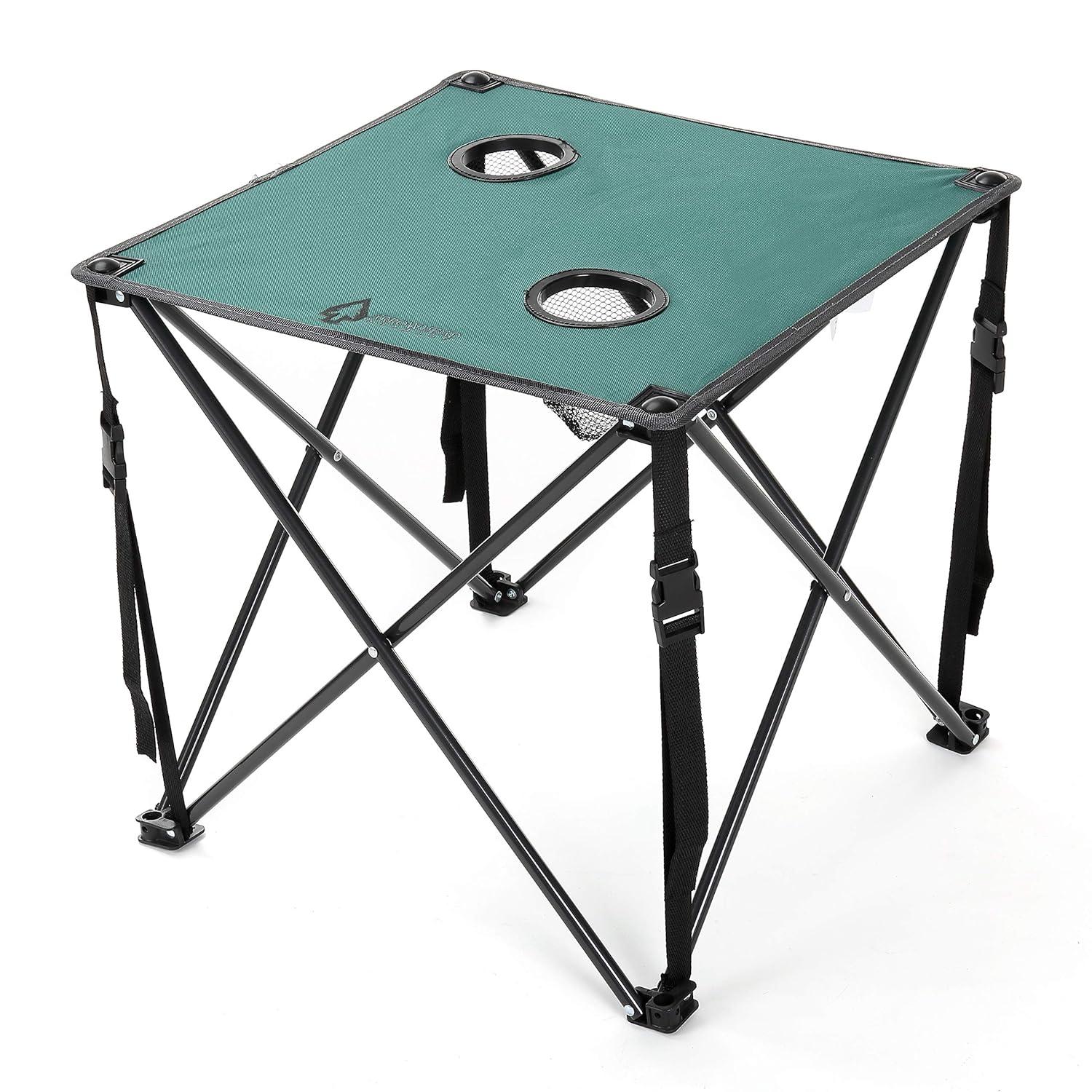 ARROWHEAD Outdoor Square Fabric Outdoor Folding Camping Table