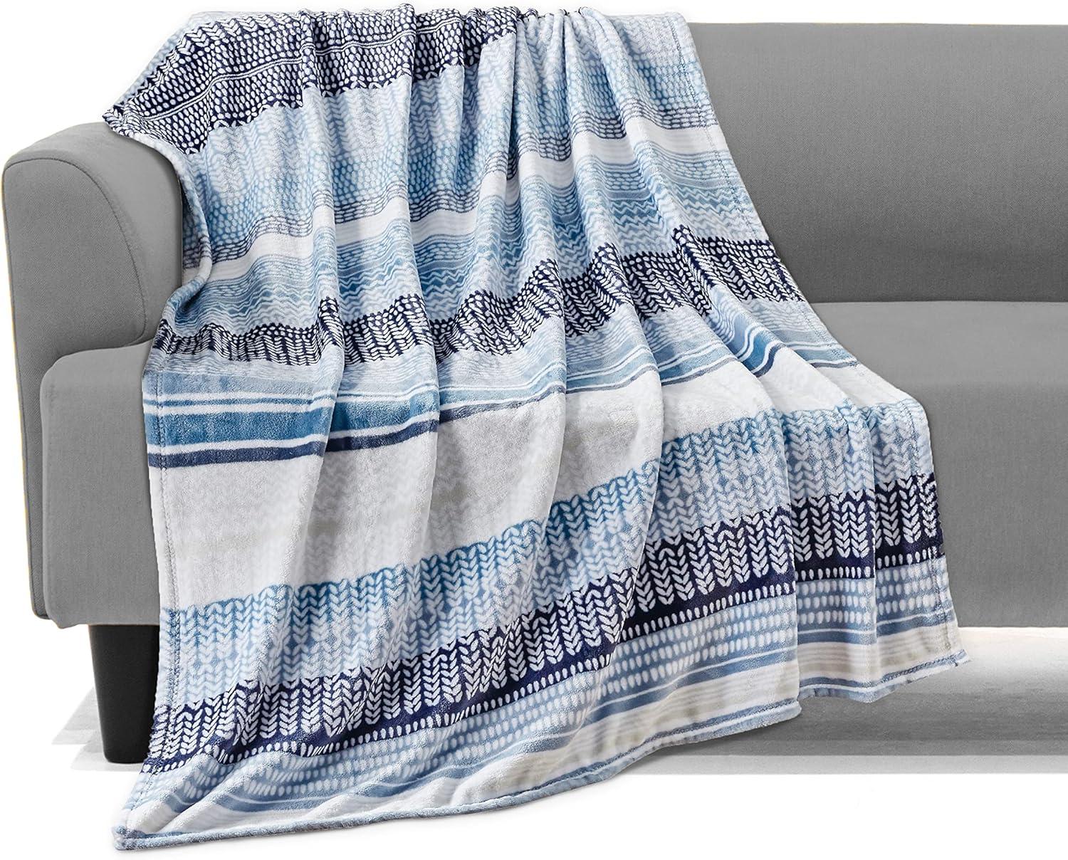 Noble House Extra Comfy and Plush Oversized Throw Blanket - Anissa - 50" x 70"