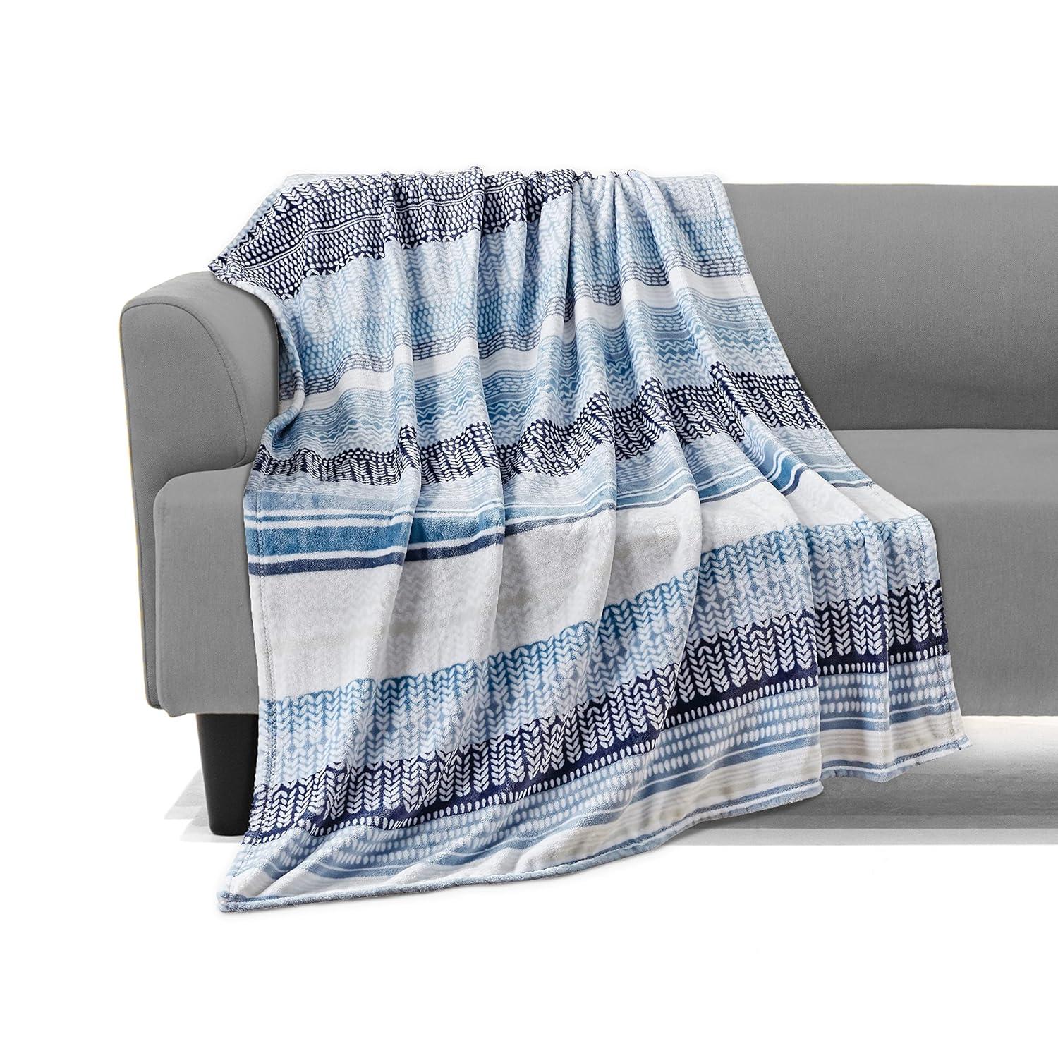 Noble House Extra Comfy and Plush Oversized Throw Blanket - Anissa - 50" x 70"