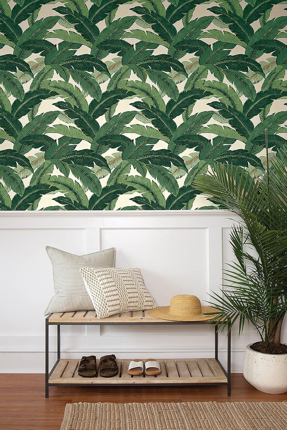 Tommy Bahama Home Tommy Bahama Swaying Palms 18' L x 20.5" W Peel & Stick Wallpaper Roll