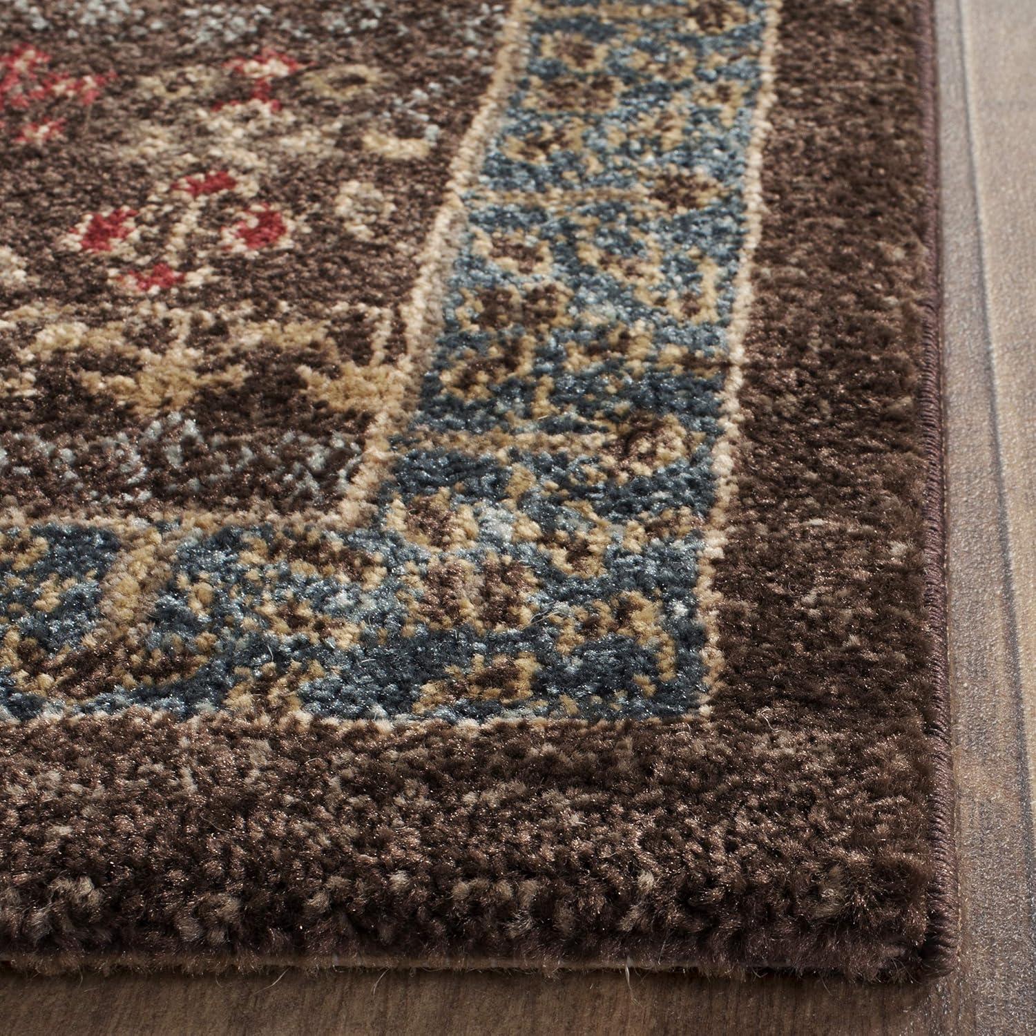 Mahal MAH620 Power Loomed Indoor Runner Rug - Navy/Red - 2'2"x8' - Safavieh.