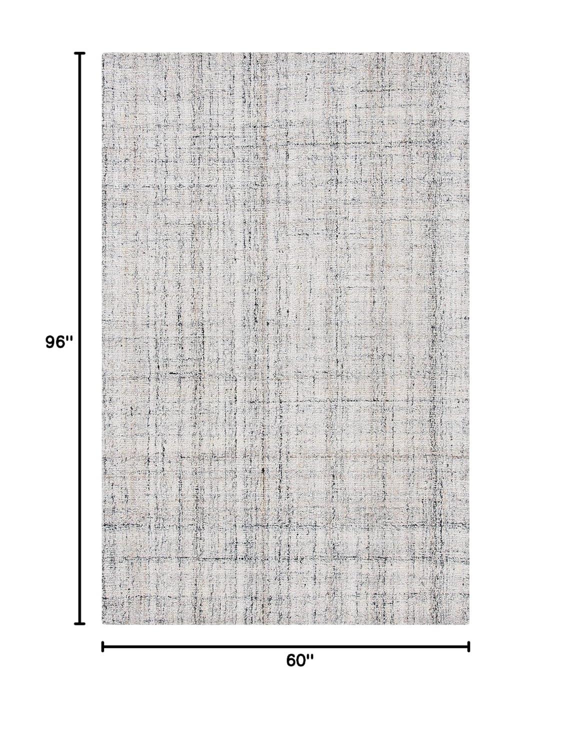 Abstract ABT141 Handmade Indoor Area Rug - Camel/Black - 5'x8' - Safavieh