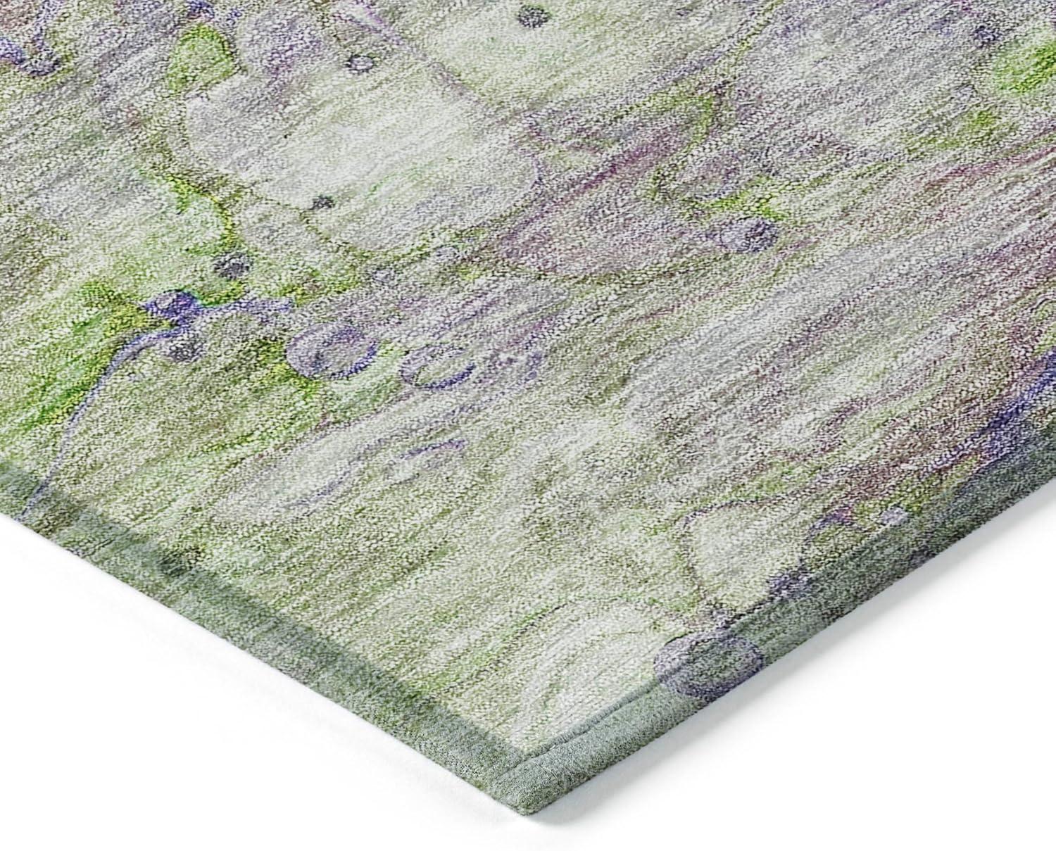 Addison Rugs Machine Washable Indoor/ Outdoor Chantille Modern Abstract Rug Purple - 3' x 5'