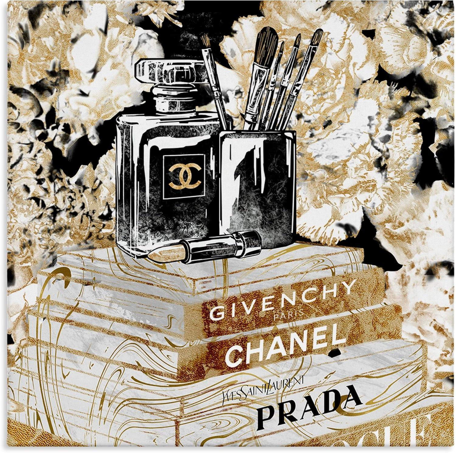 Stupell Industries Glam Designer Accessories Women's Fashion Book Detail by Ziwei Li - Graphic Art Print