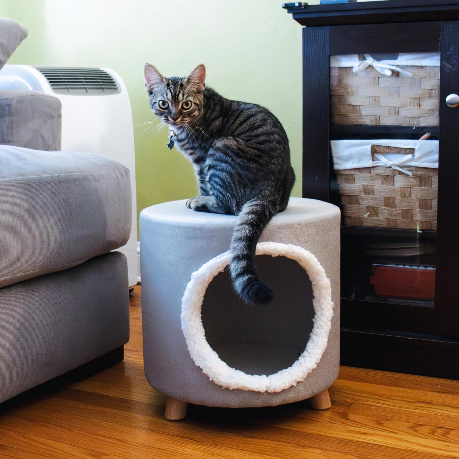 Humble Crew Brooklyn Tufted & Storage Bench, Gray