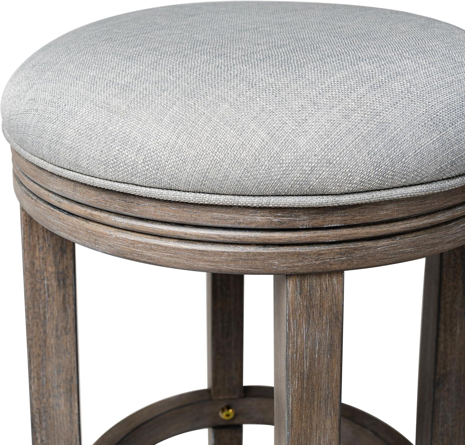Maven Lane Maven Lane Eva Stool with Fabric Upholstery