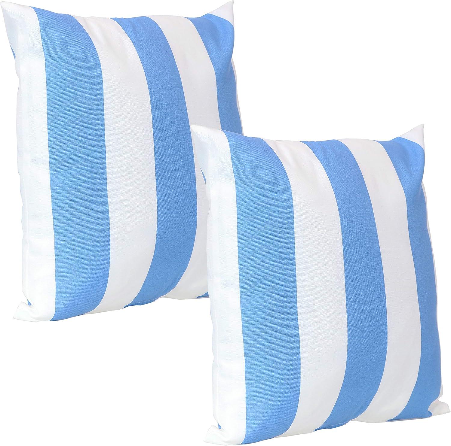 SunnyDaze Decor Indoor/Outdoor Pillow Cover (Set of 2)