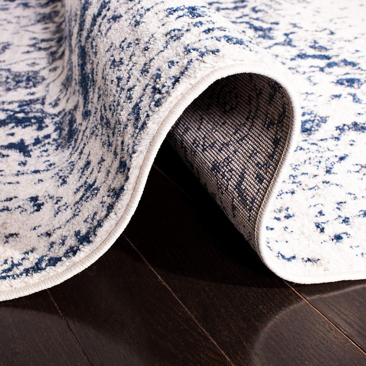 Madison MAD603 Power Loomed Indoor Area Rug - Grey/Ivory - 6'7"x6'7" - Safavieh