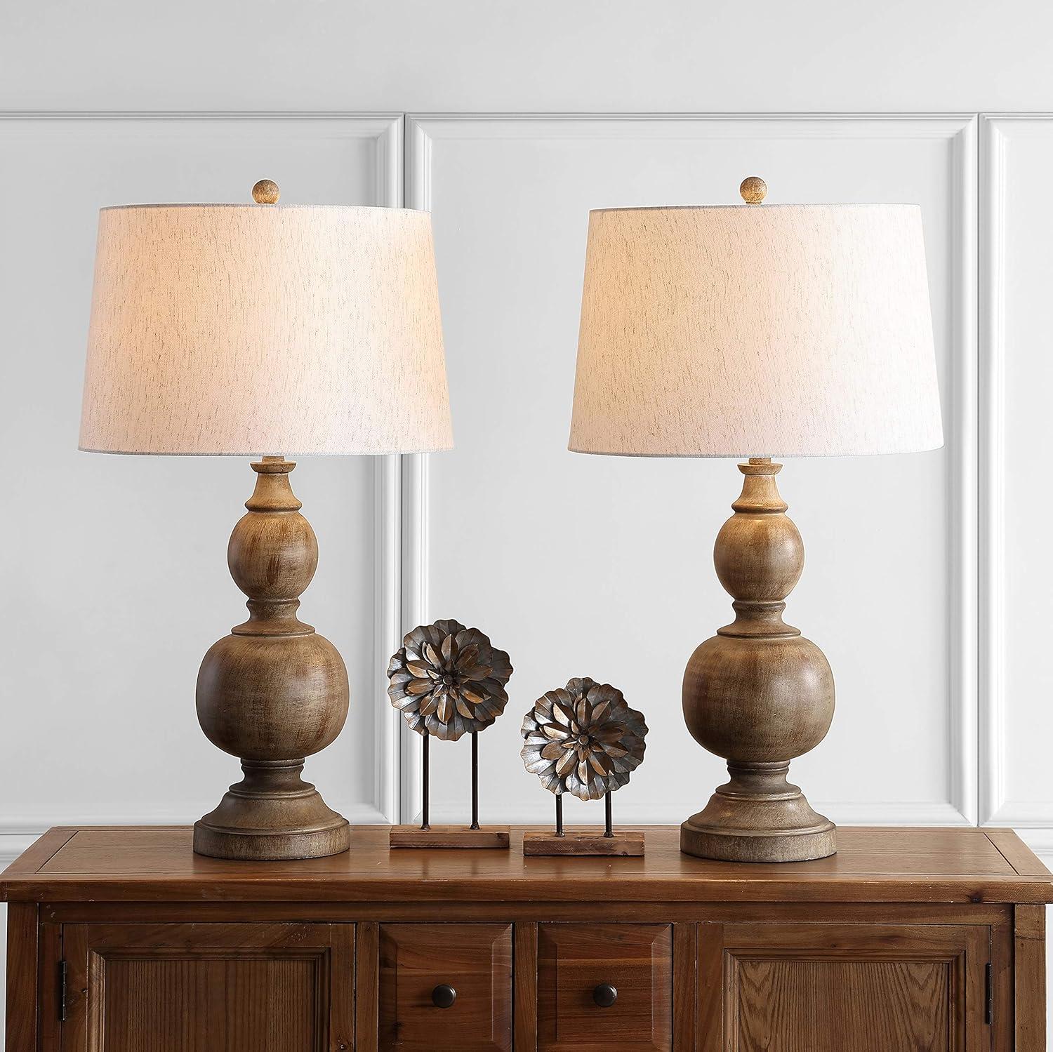 Araceli Table Lamp (Set of 2) - 31.5 Inch Height - LIT4525 - Brown - Safavieh