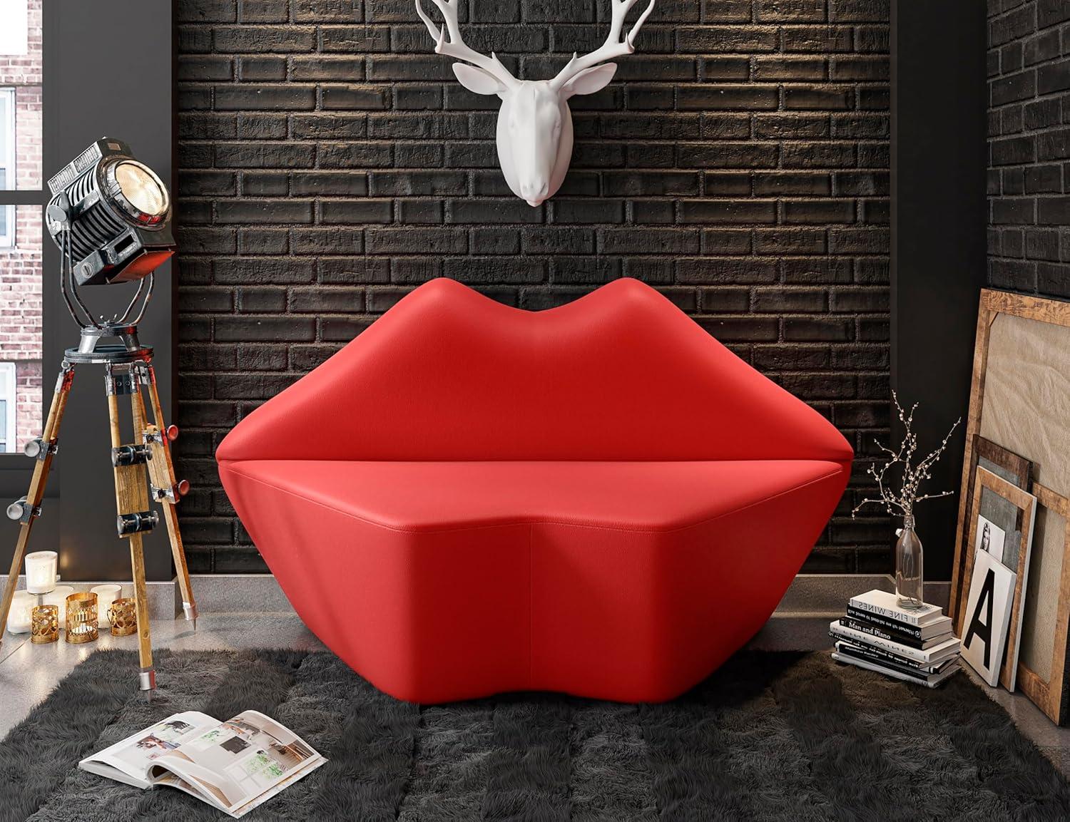 Ivy Bronx 61.8'' Faux Leather Loveseat