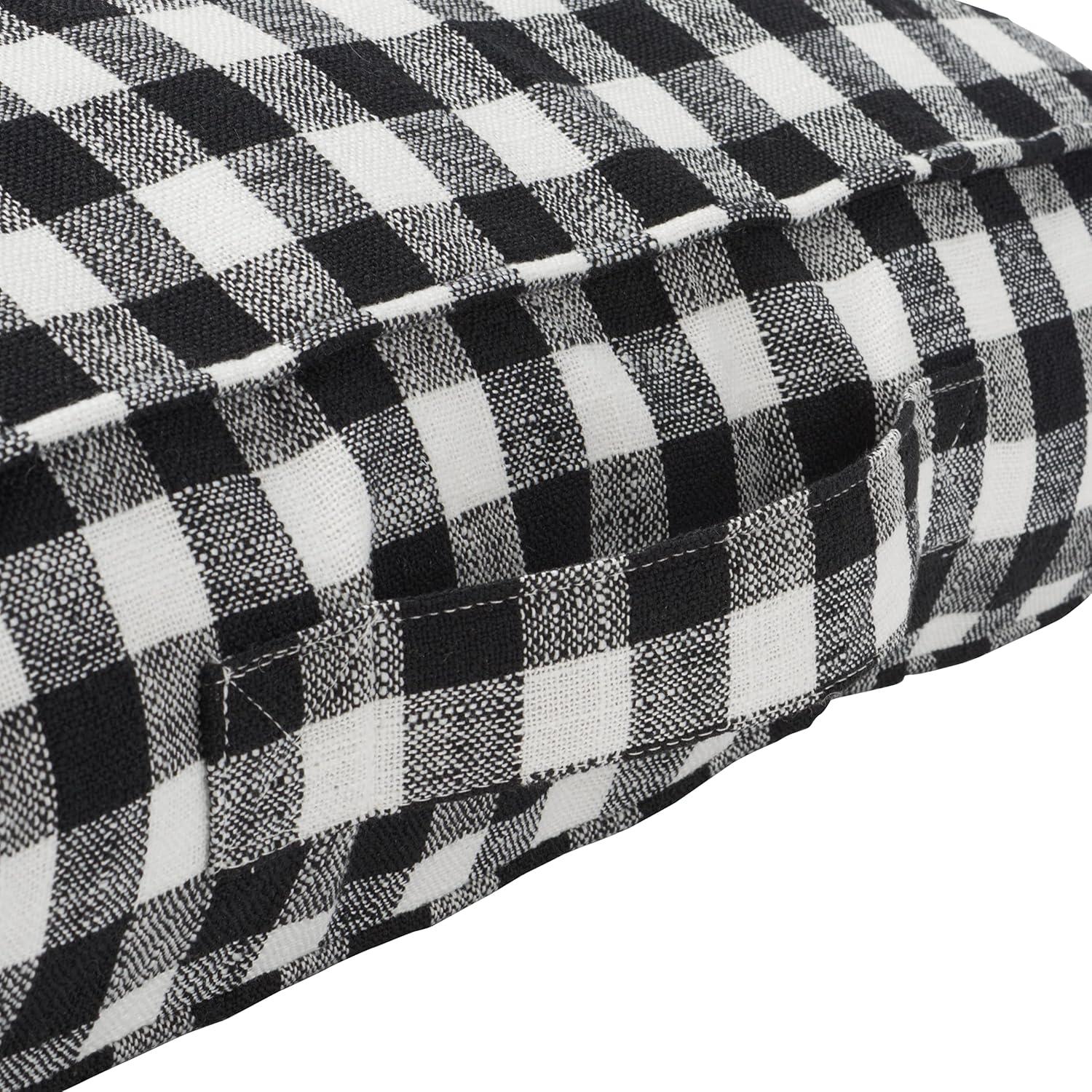 Gingham Reversible Throw Pillow