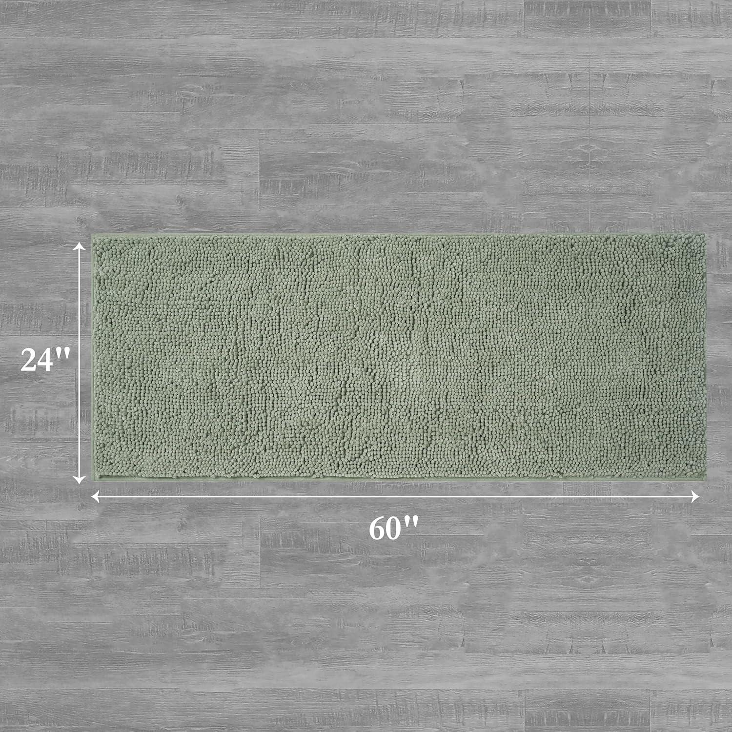 Resort Collection Chenille Plush Loop Bath Mats