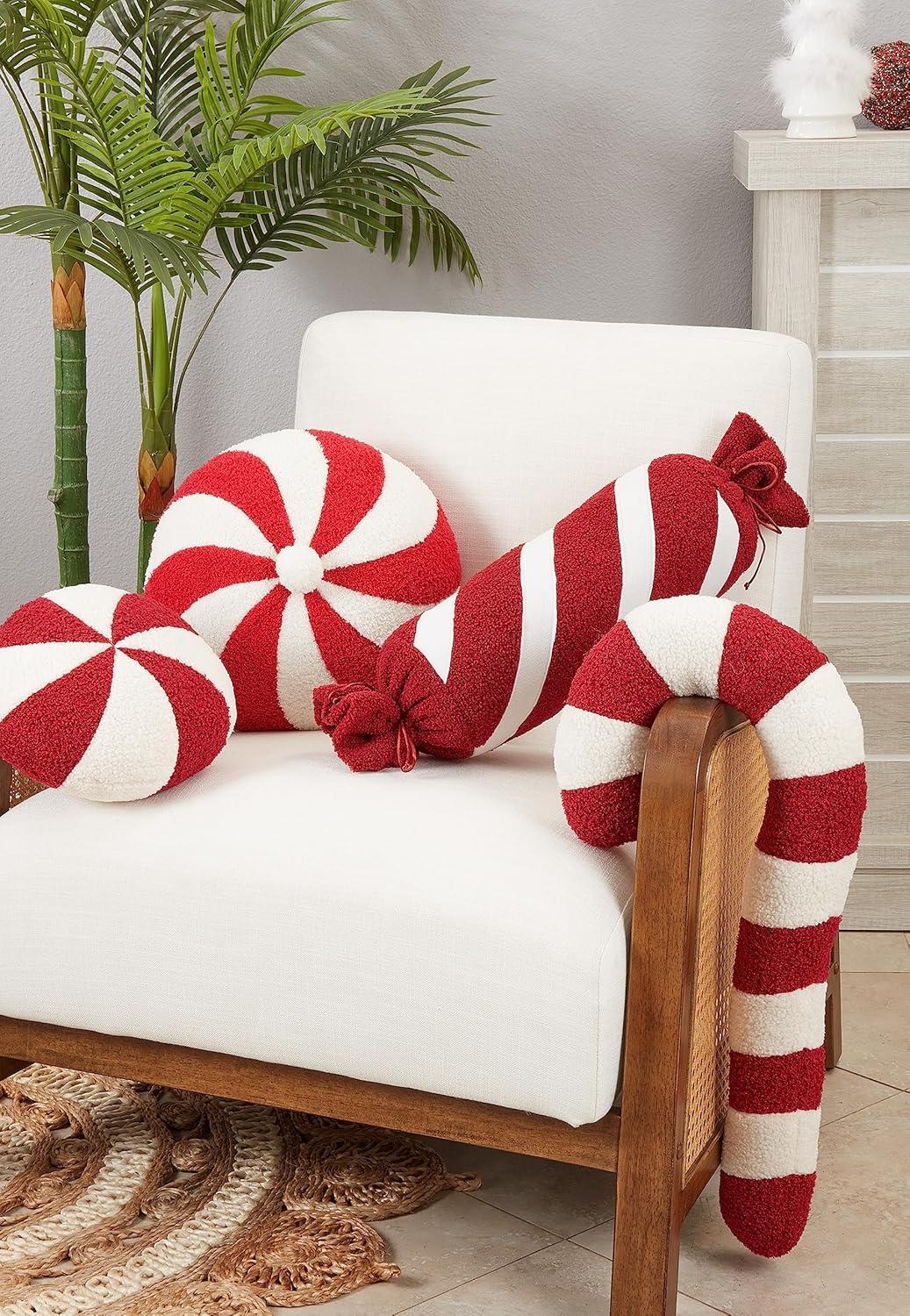Peppermint Collection Throw Pillow