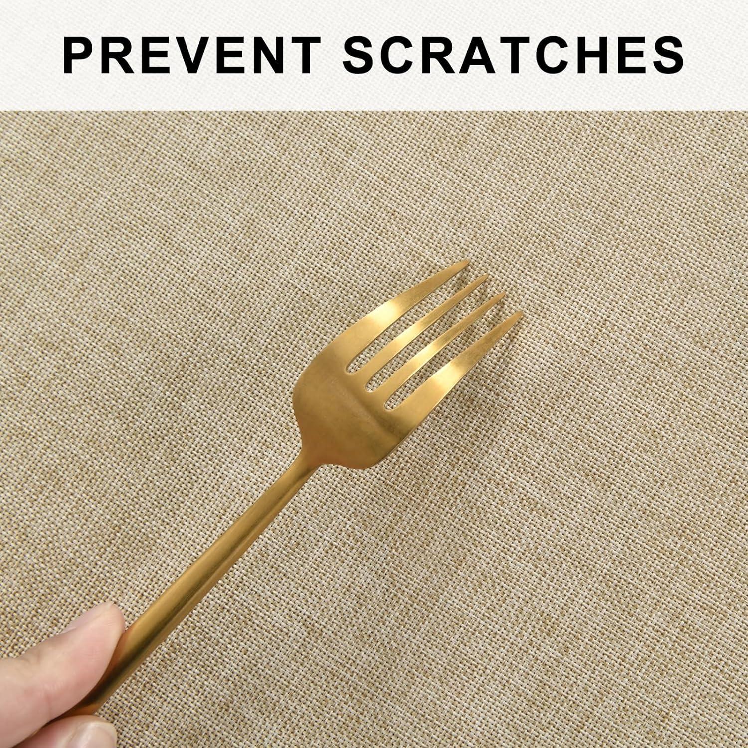 Hokku Designs Round Linen Tablecloth 90 Inch - Wrinkle And Stain Resistant Washable Polyester Fabric Table Cloth For Dining Room Kitchen Party, Beige