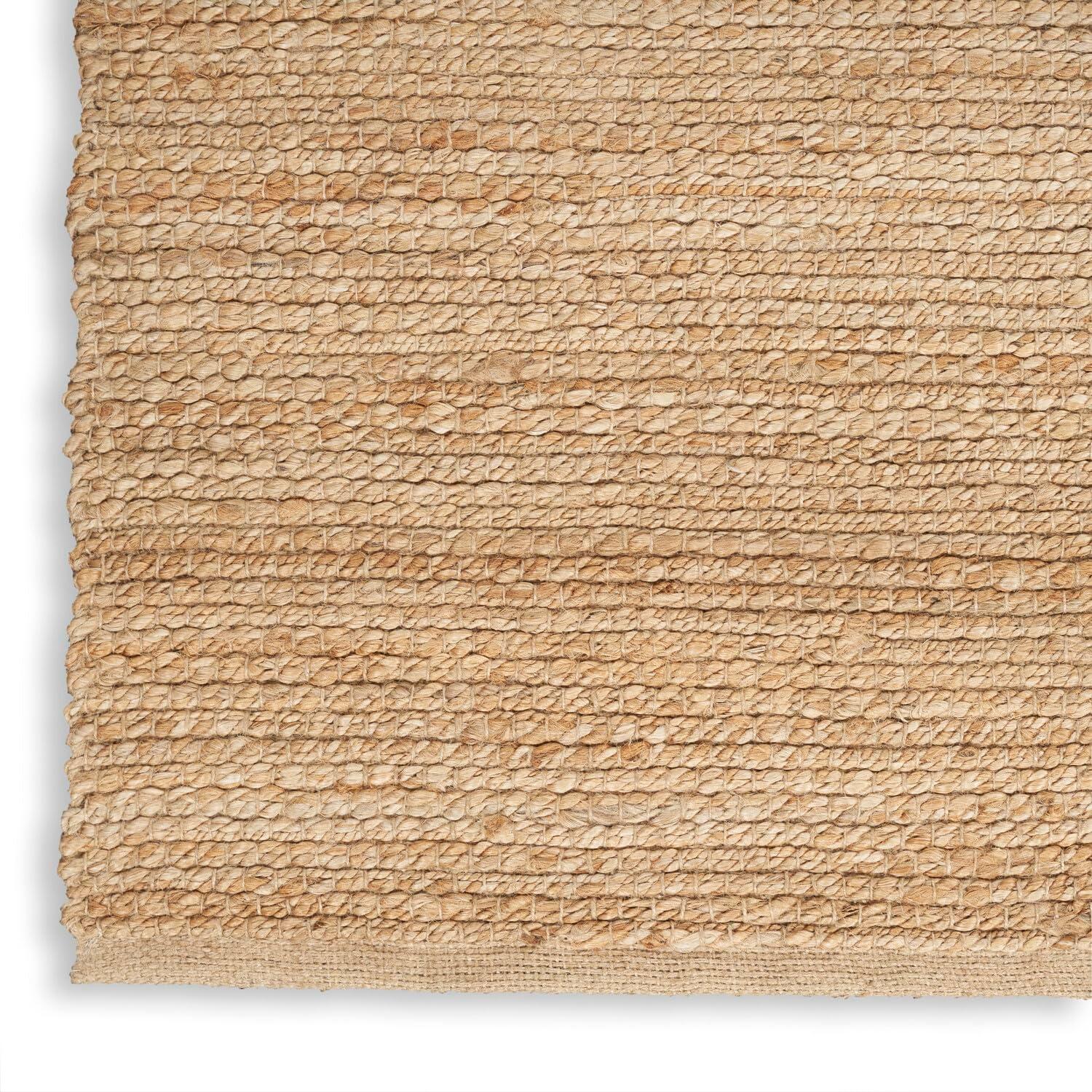 Earthy Elegance Natural Jute 2'3" x 8' Runner Rug