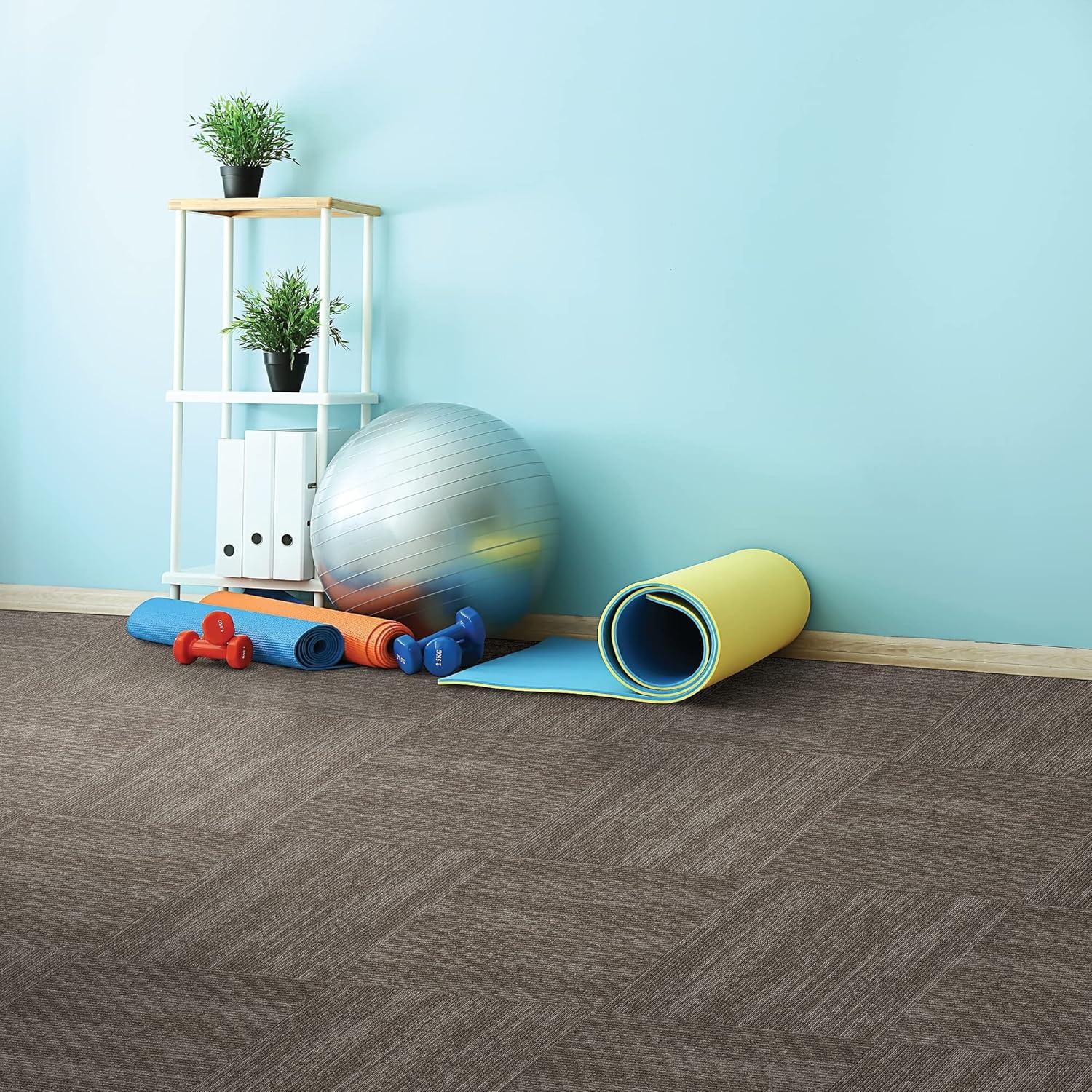 Mohawk Elite 24" x 24" Nylon Fiber Carpet Tiles (96 sqft per carton-24 Tiles)