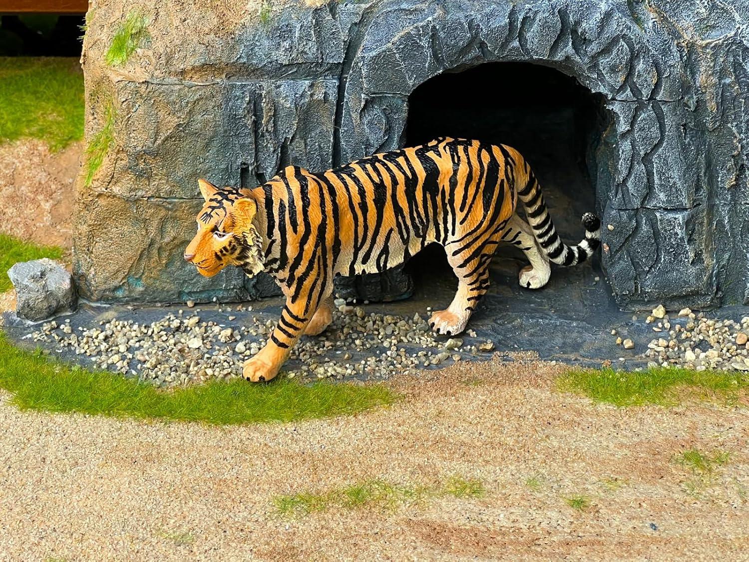 14729 Tiger Figurine, Orange & Black