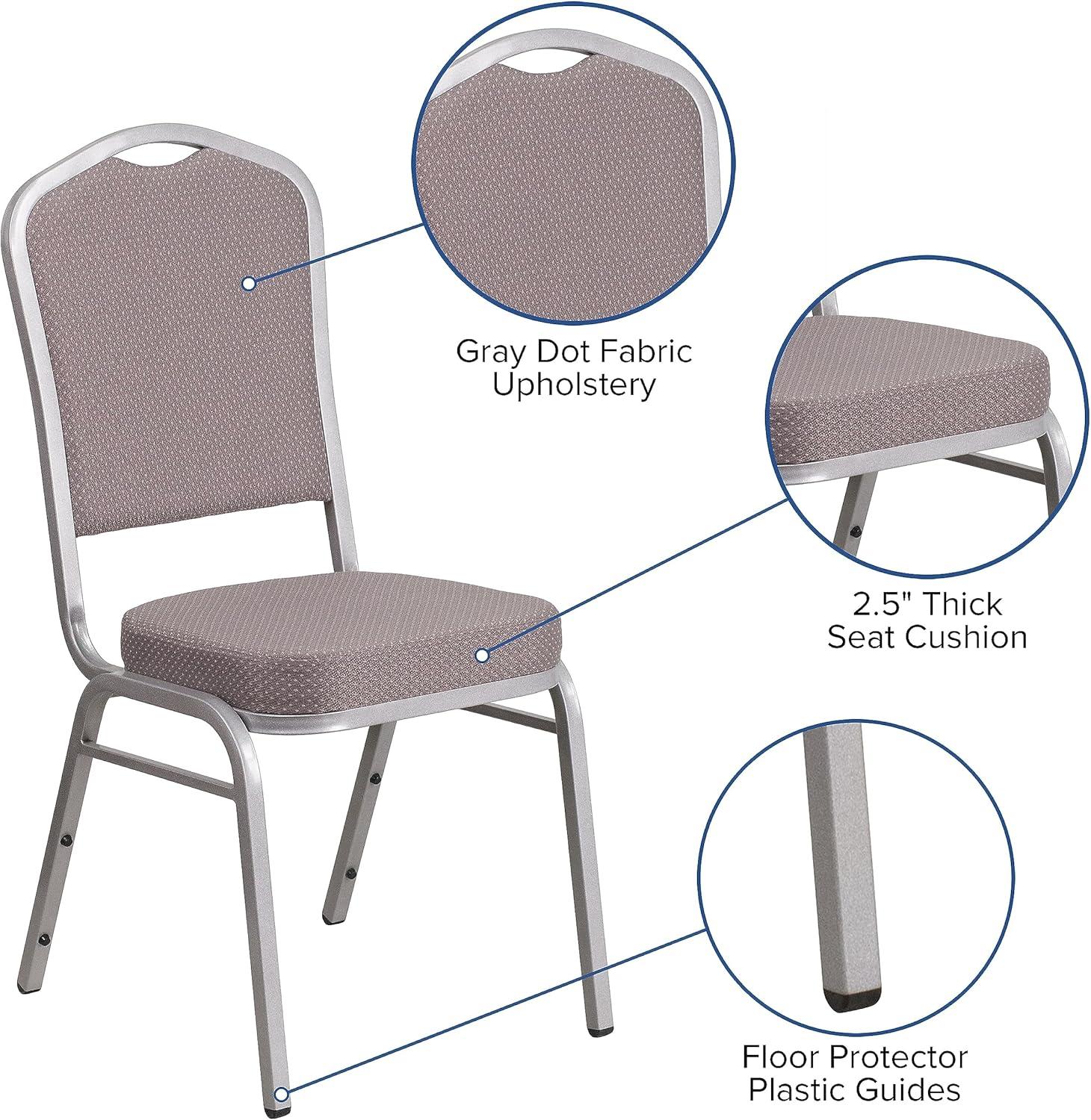 Aurelia Crown Back Stacking Banquet Chair