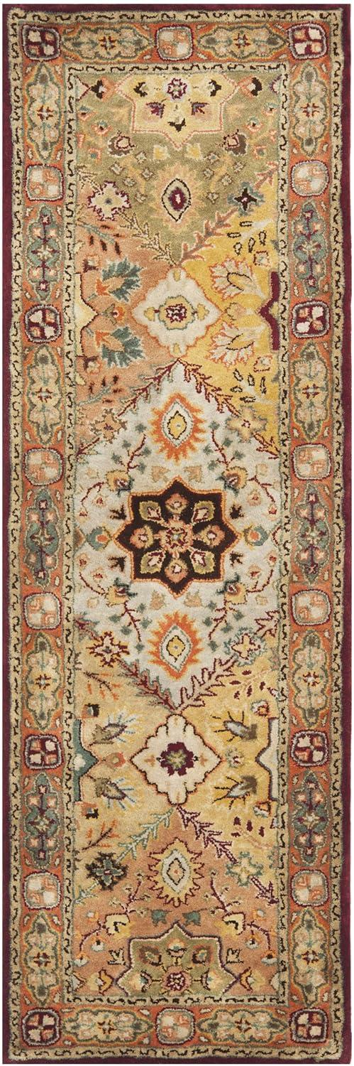 Persian Legend PL812 Hand Tufted Indoor Accent Rug - 2'6"x4' - Red/Rust - Safavieh