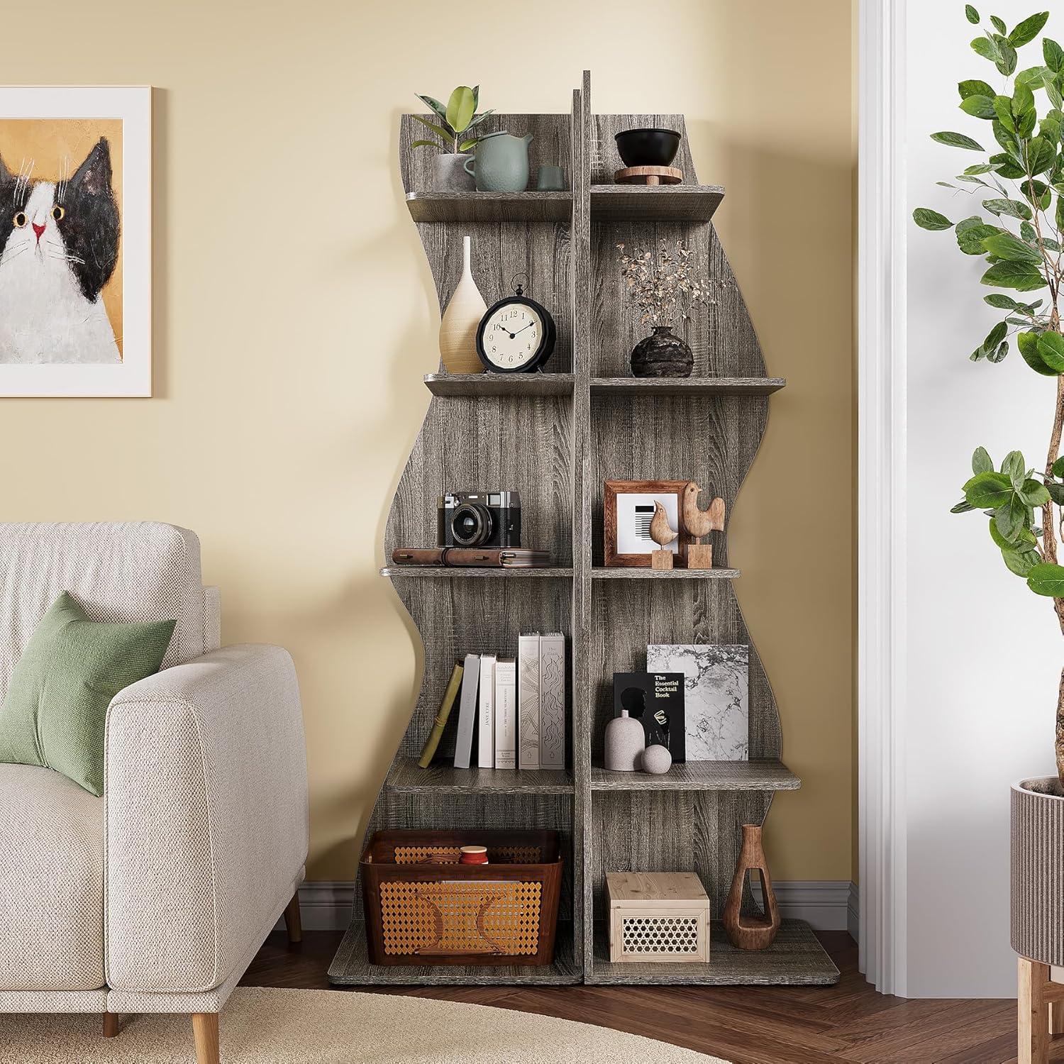 Millwood Pines Arhab Corner Bookcase