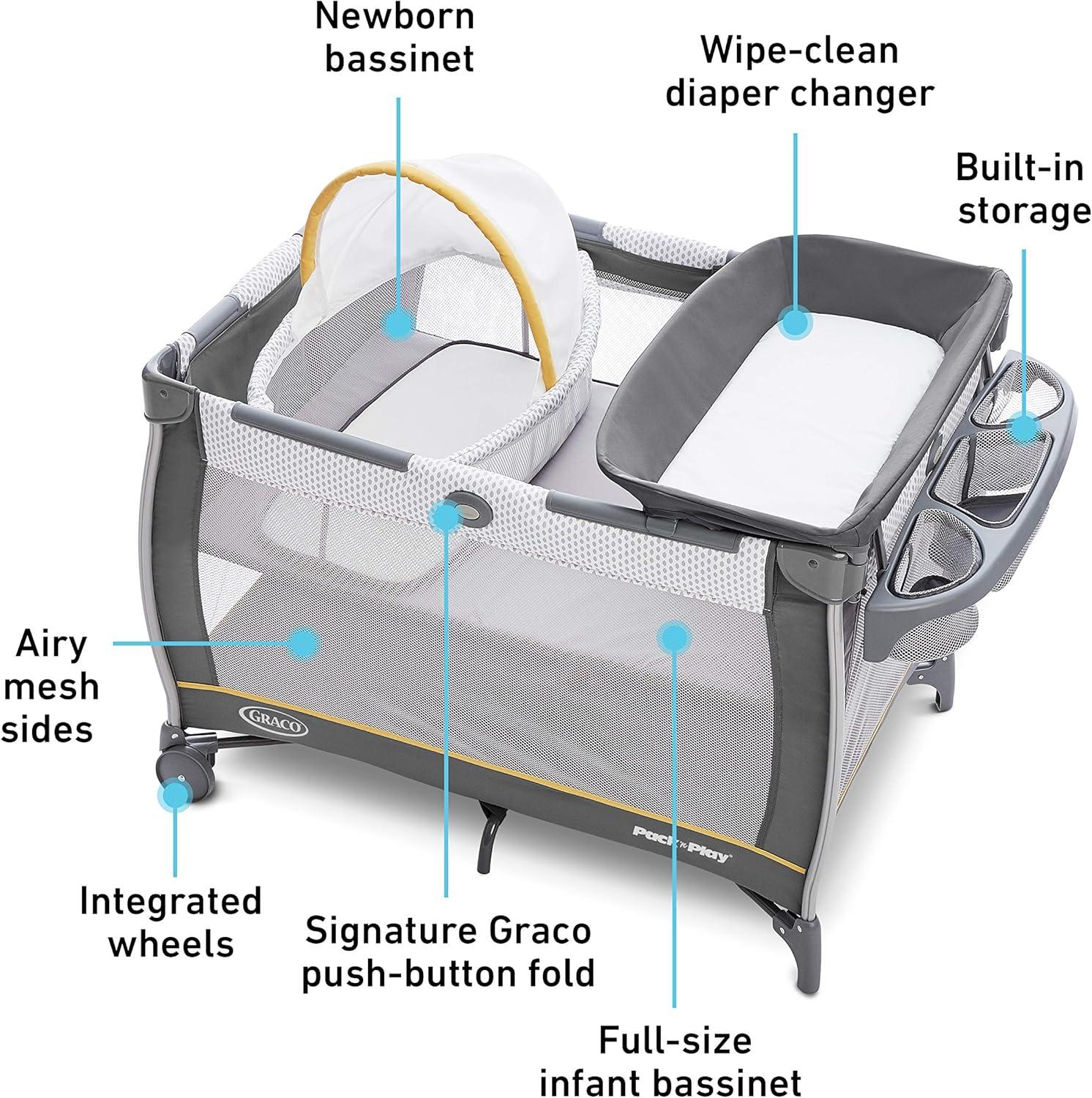 Graco Pack 'n Play  Care Suite  Bassinet Playard