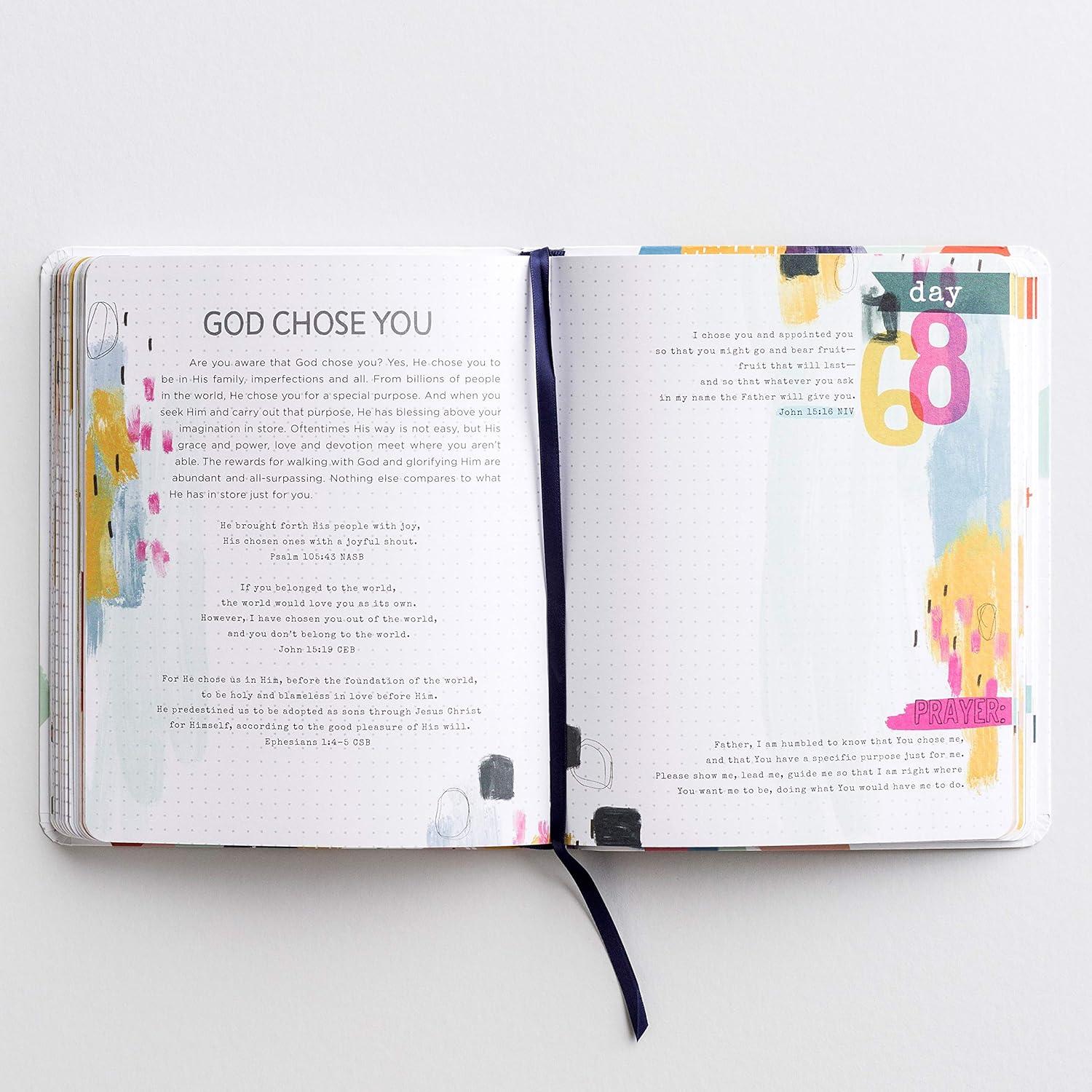 100 Days of Grace & Gratitude: A Devotional Journal  (Paperback)