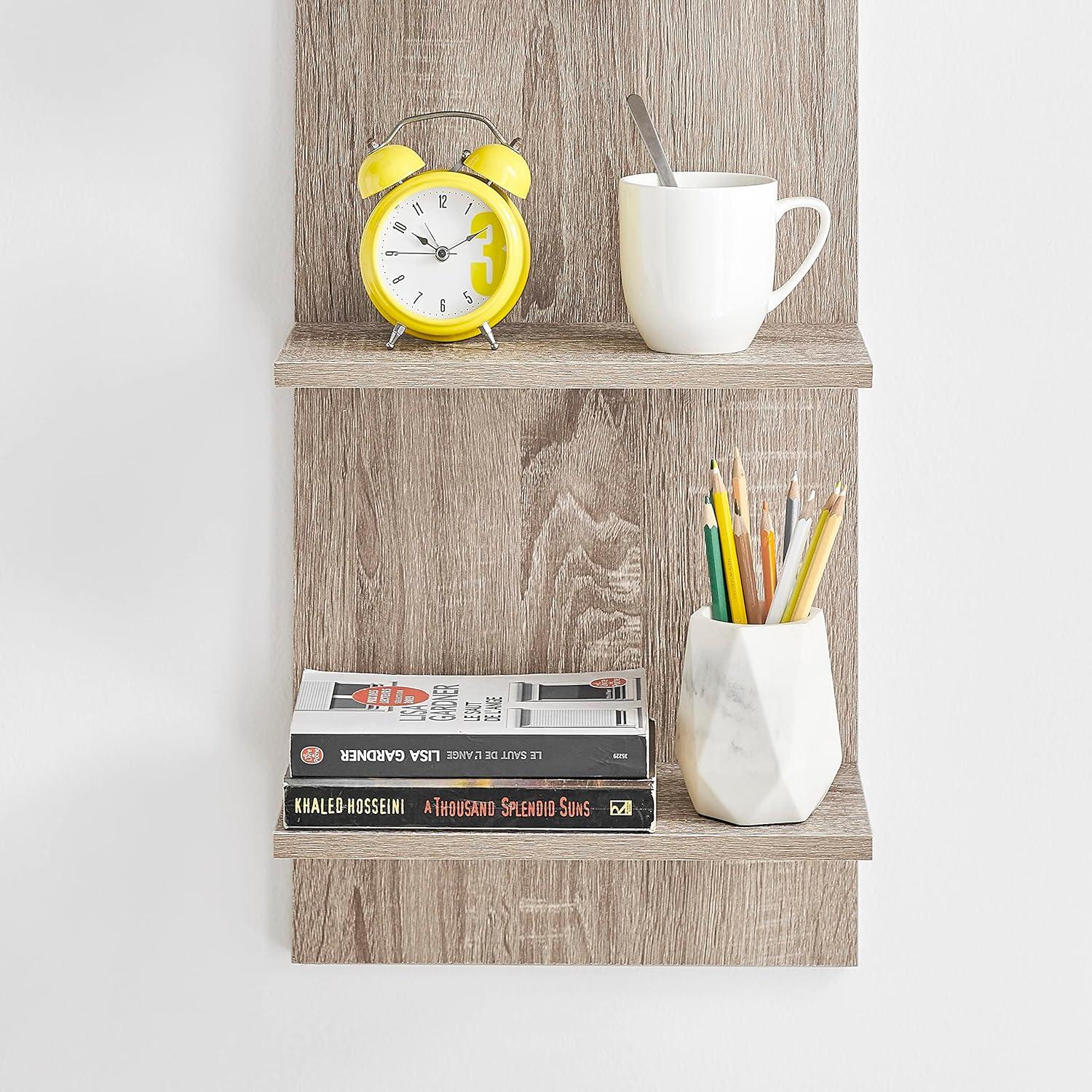 47" x 11.7" Wide Vertical Column Wall Shelf - Danya B.