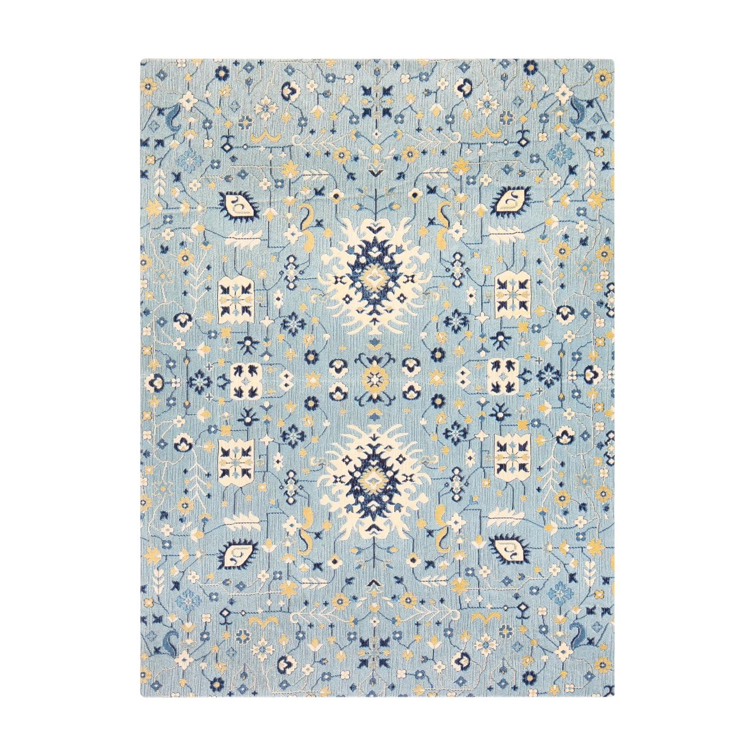 Anji Mountain Tabriz Carpet Straight Rectangular Chair Mat