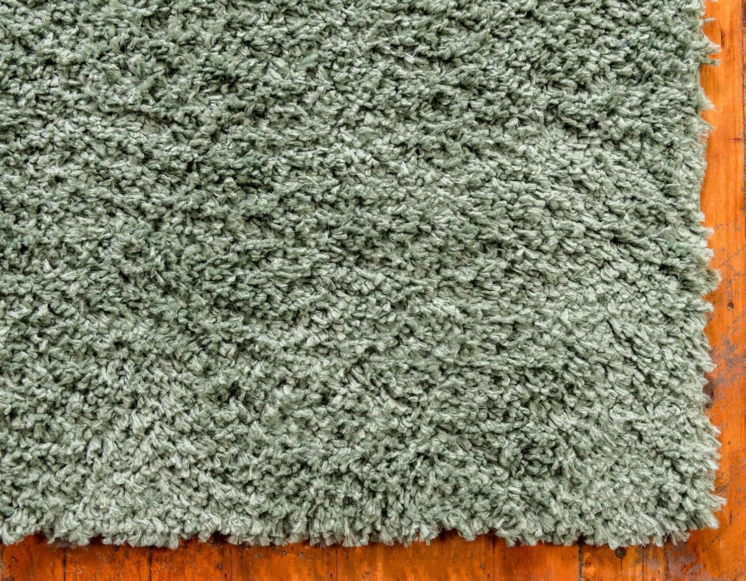 Unique Loom Davos Shag Solid Indoor Woven Area Rug