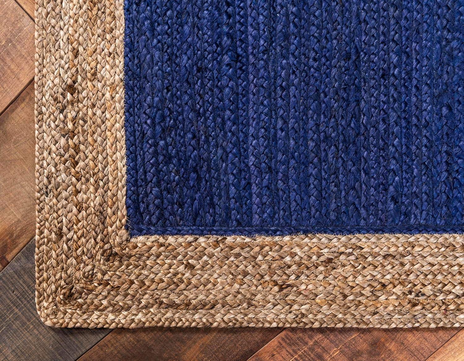 Unique Loom 6' 1 x 9' 0 Goa Braided Jute Rectangle Area Rug