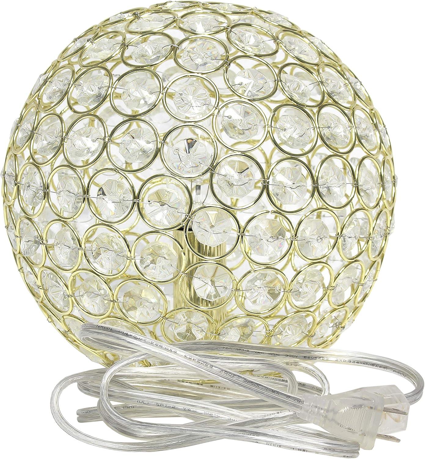 Crystal Ball Sequin Table Lamp - Elegant Design