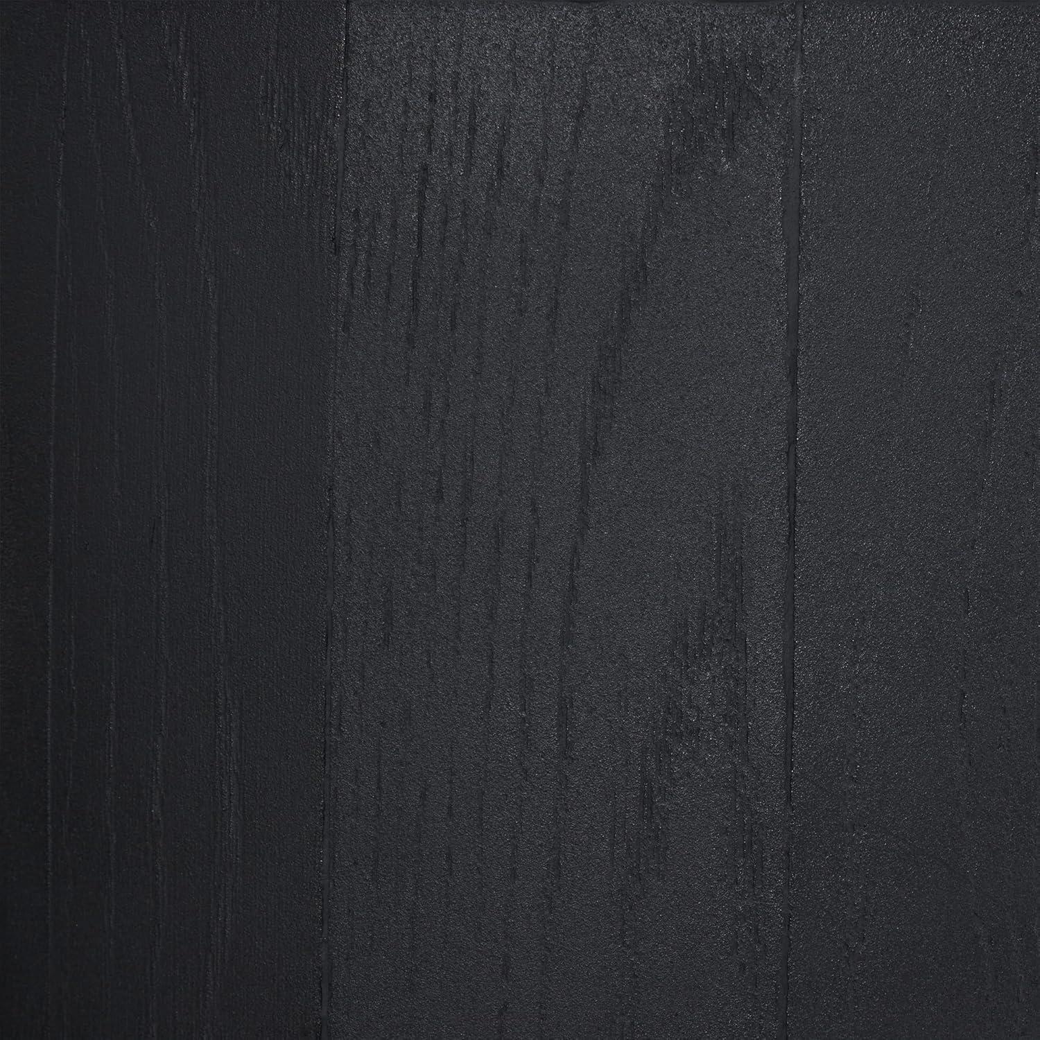 FCMP Outdoor FCMP Outdoor 45 Gallon Outdoor Rain Water Catcher Barrel Container, Black