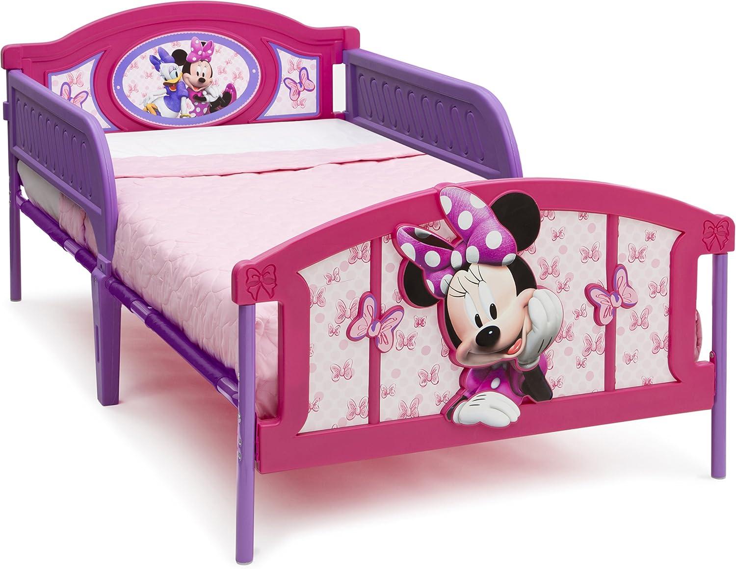 Delta Children Twin Disney Minnie Mouse Plastic 3D Kids' Bed