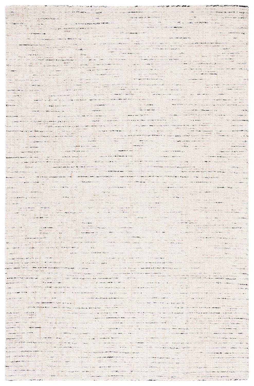 Abstract ABT468 Handmade Indoor Area Rug - Ivory/Blue - 8'x10' - Safavieh