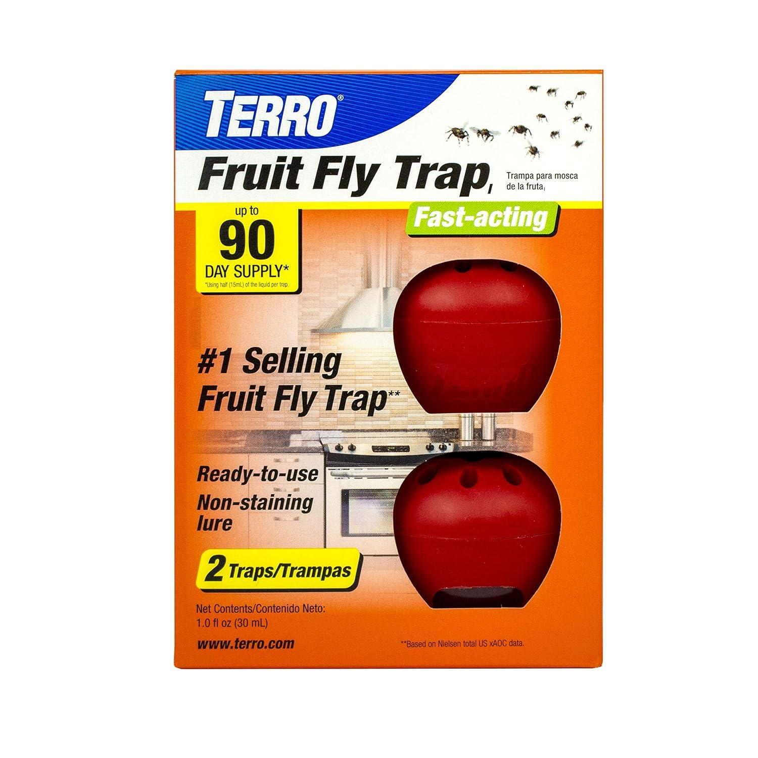 Terro Fruit Fly Trap, 6 Pack
