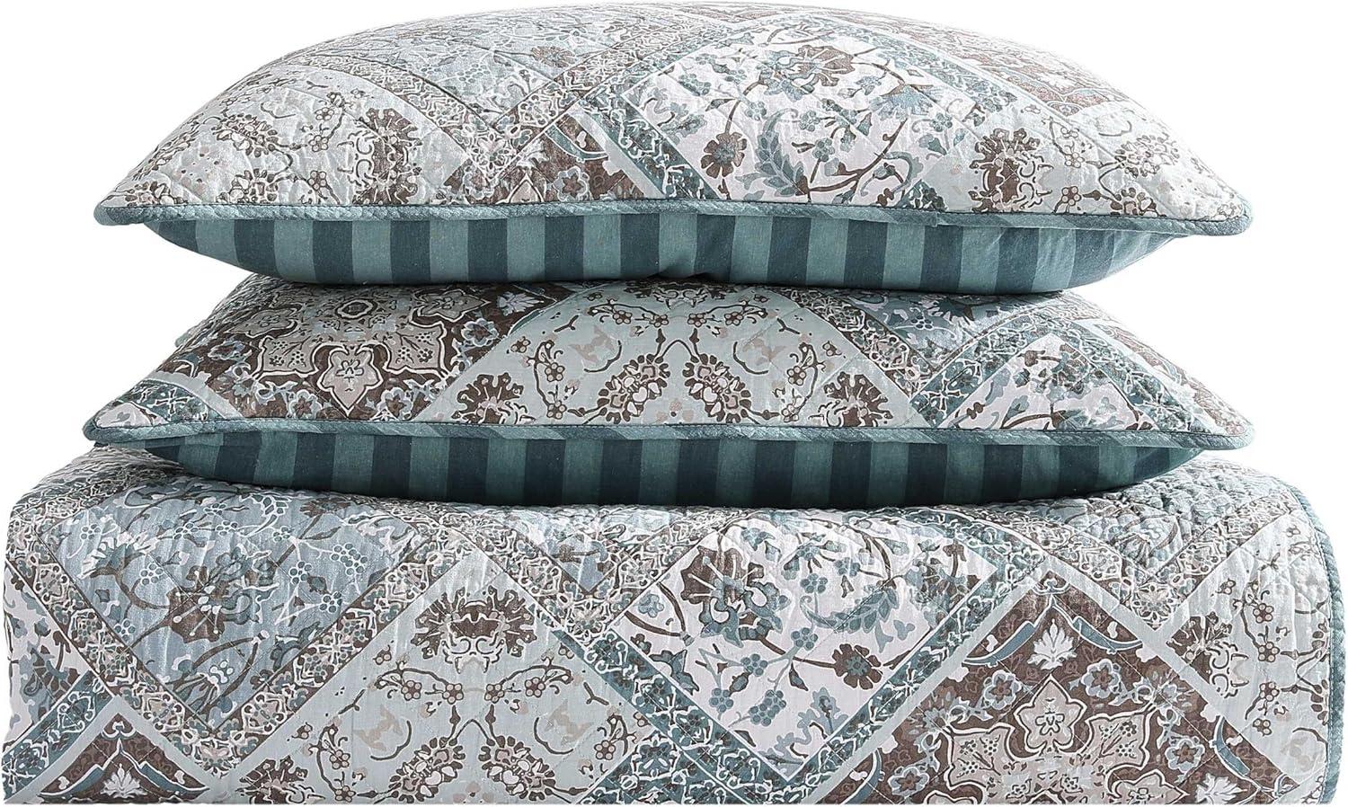 Stone Cottage Full/Queen Arell Quilt Set Blue