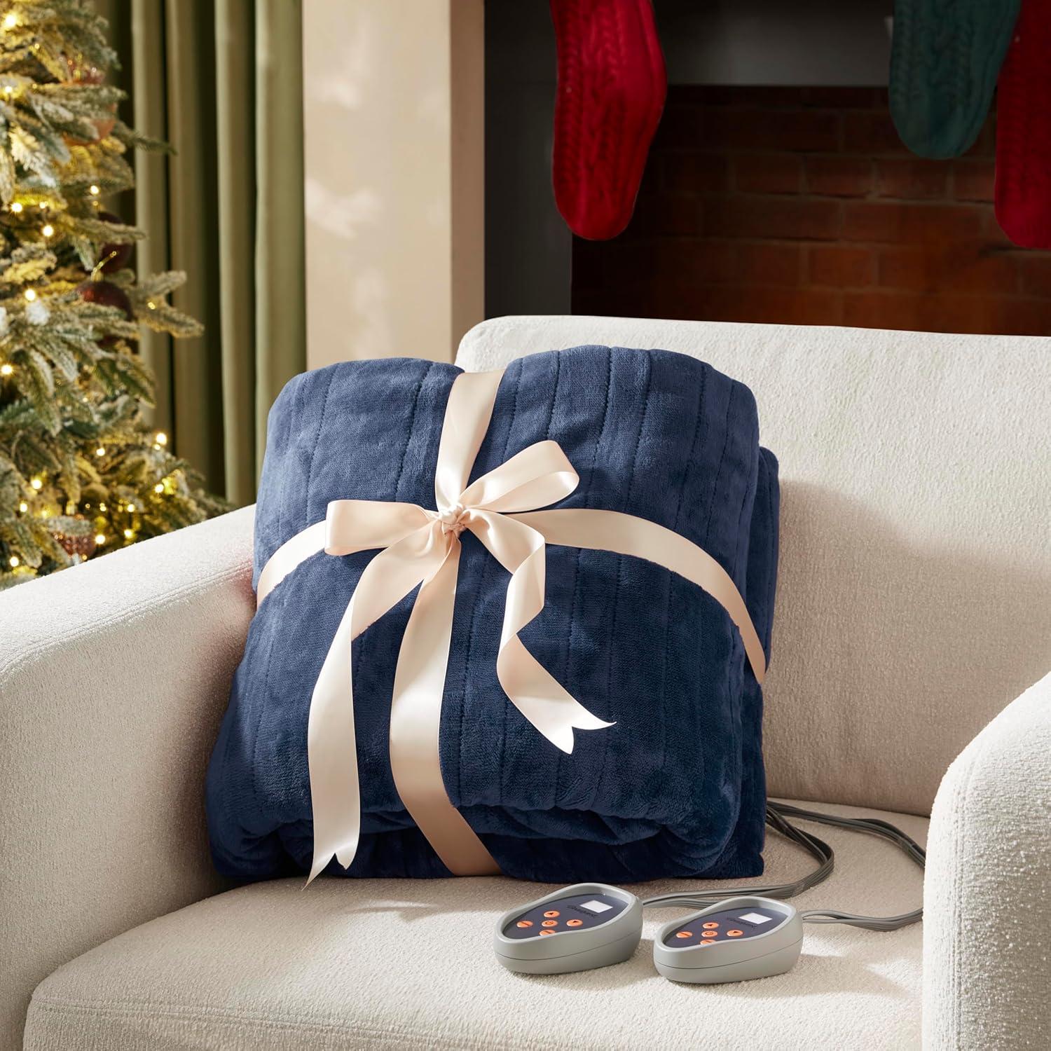 Beautyrest Heated Microlight to Berber Oversized Ultra-Soft Electric Blanket