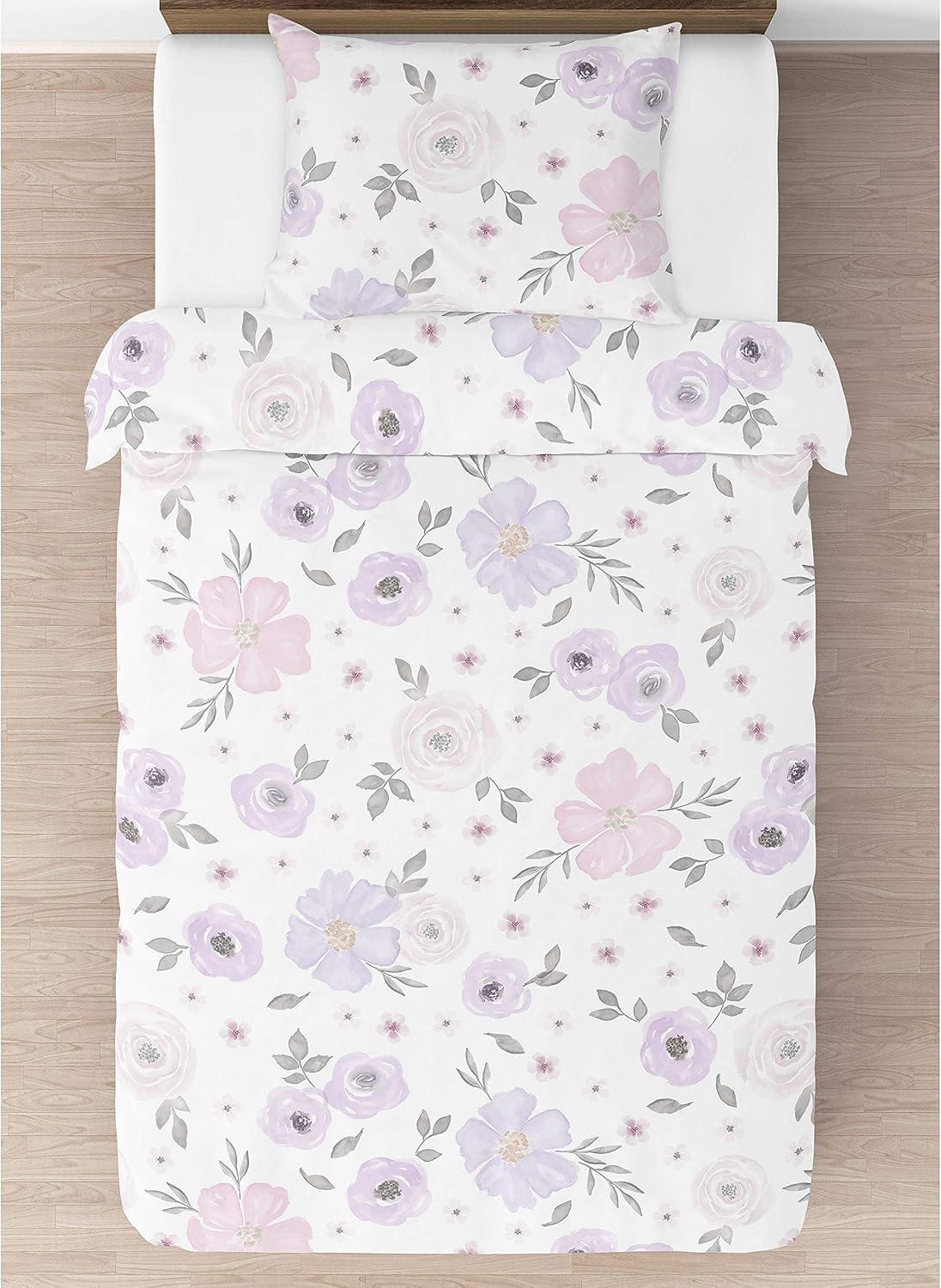 Watercolor Microfiber Comforter Set